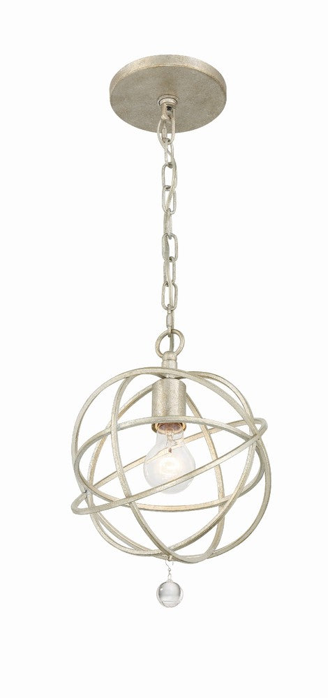 Crystorama SOLARIS 9220-OS Pendant Contemporary - Olde Silver