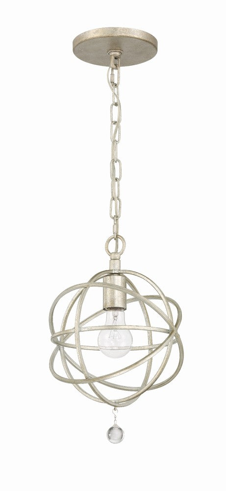 Crystorama SOLARIS 9220-OS Pendant Contemporary - Olde Silver