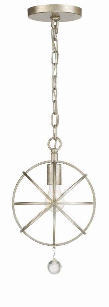 Crystorama SOLARIS 9220-OS Pendant Contemporary - Olde Silver