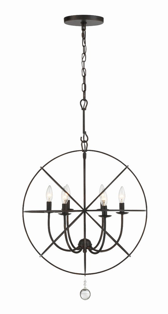 Crystorama SOLARIS 9226-EB Chandelier Contemporary - English Bronze