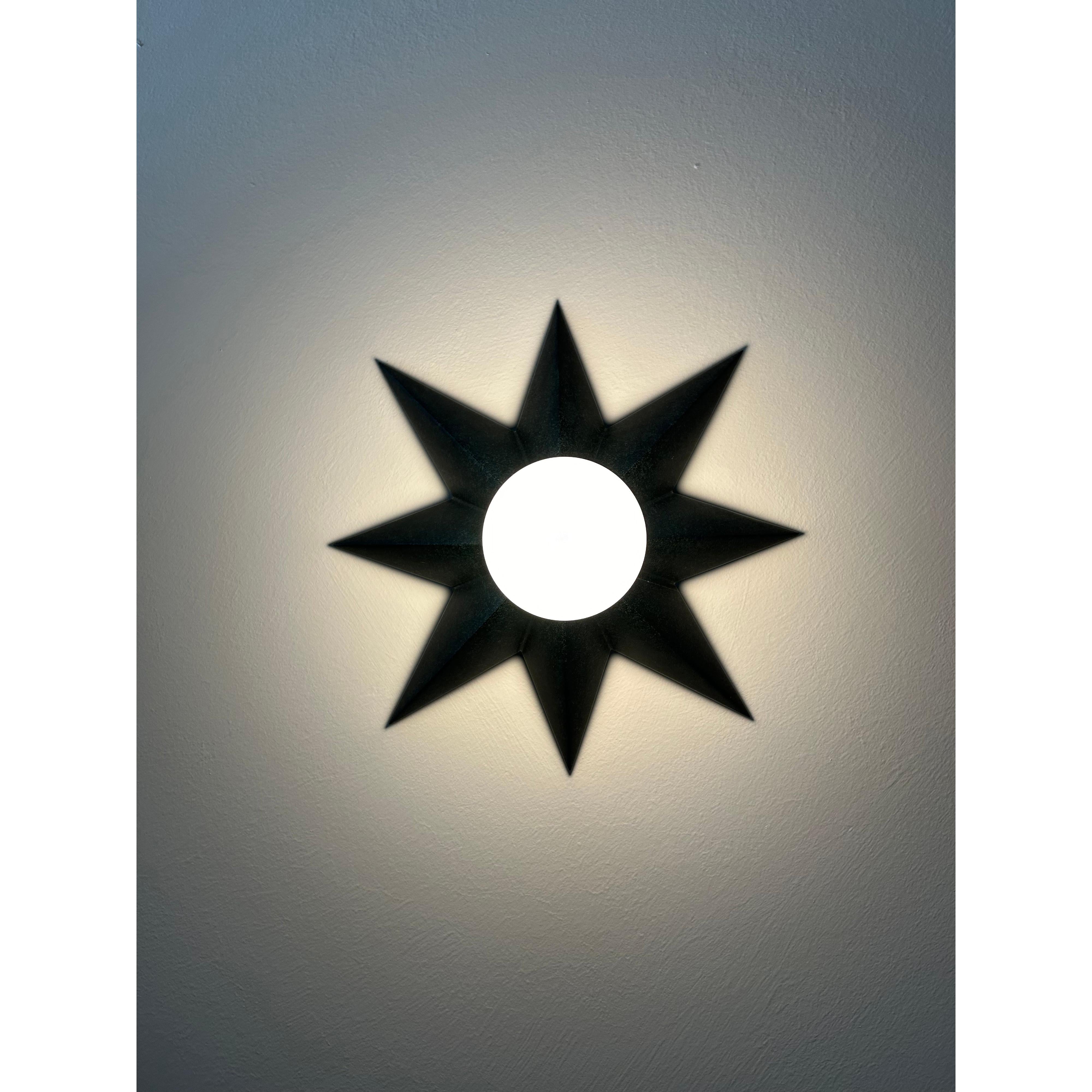 Crystorama Astro 9230W-BK – 12 Inch – 1 Light – Sconce – Black – Dry Rated