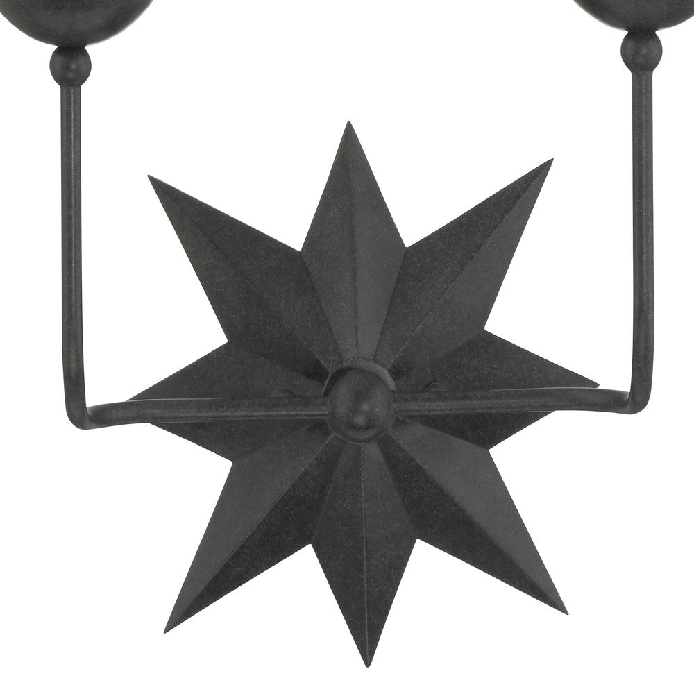 Crystorama ASTRO 9232-BK Sconce Modern - Black