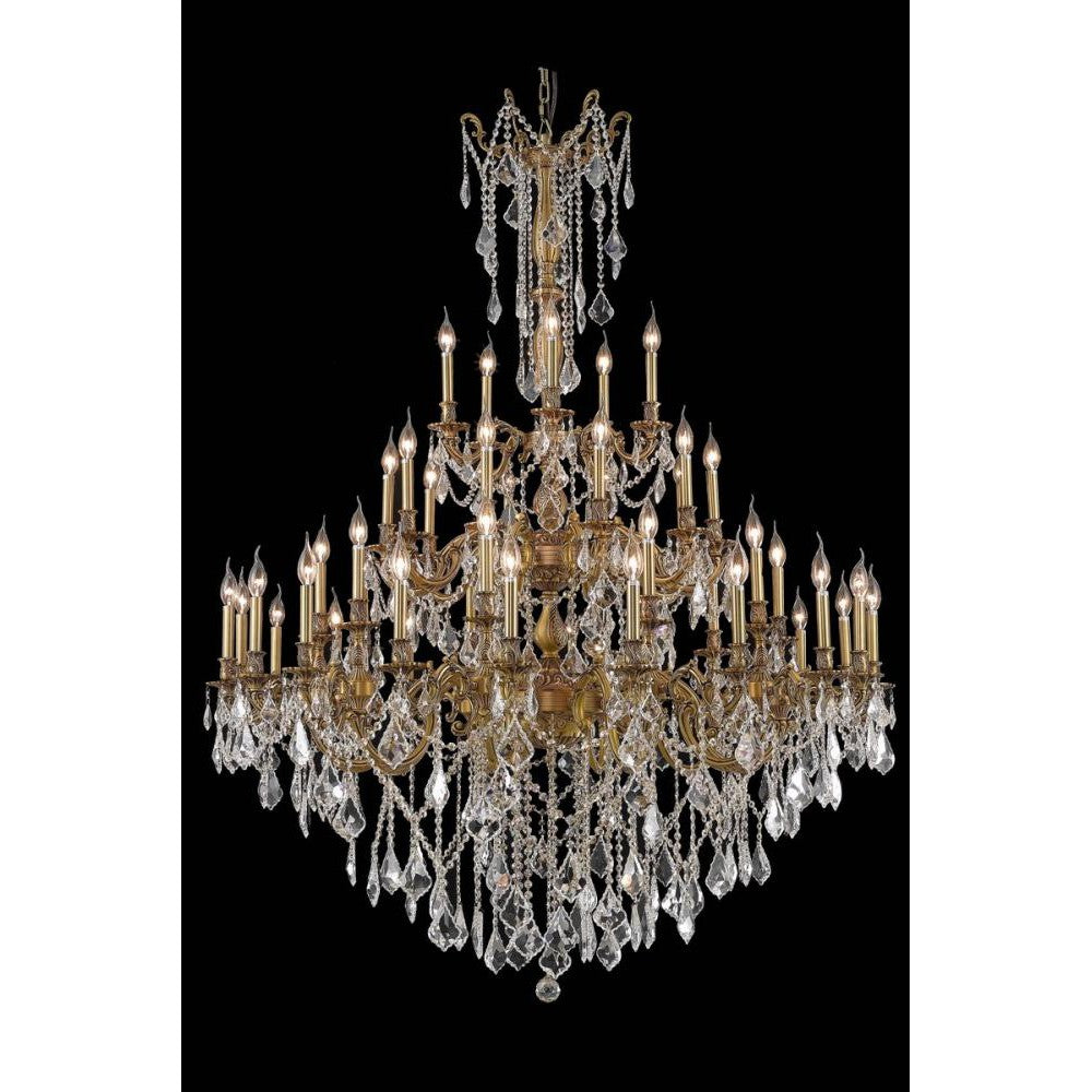 Elegant Lighting ROSALIA 9245G54FG/RC Chandelier Traditional - French Gold