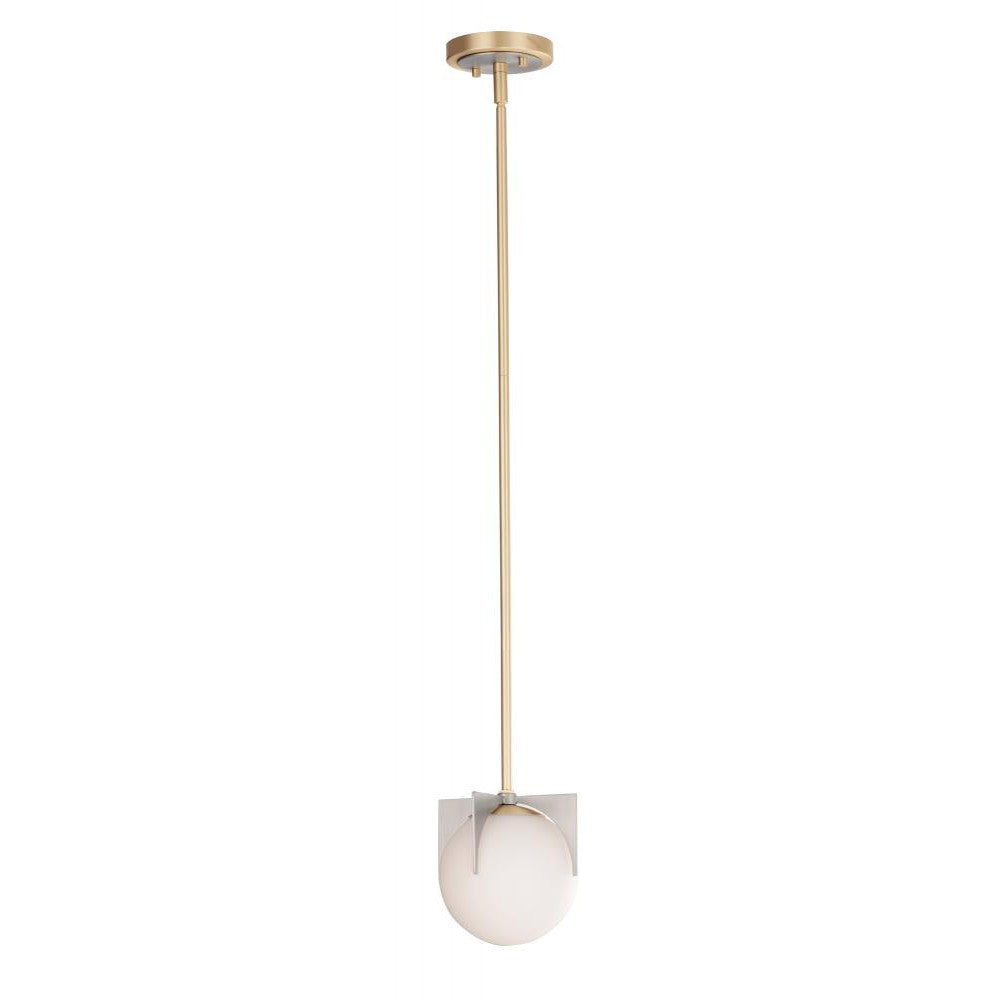 Maxim Lighting FINN 92470SWSBRBP Pendant Mid Century Modern - Brass