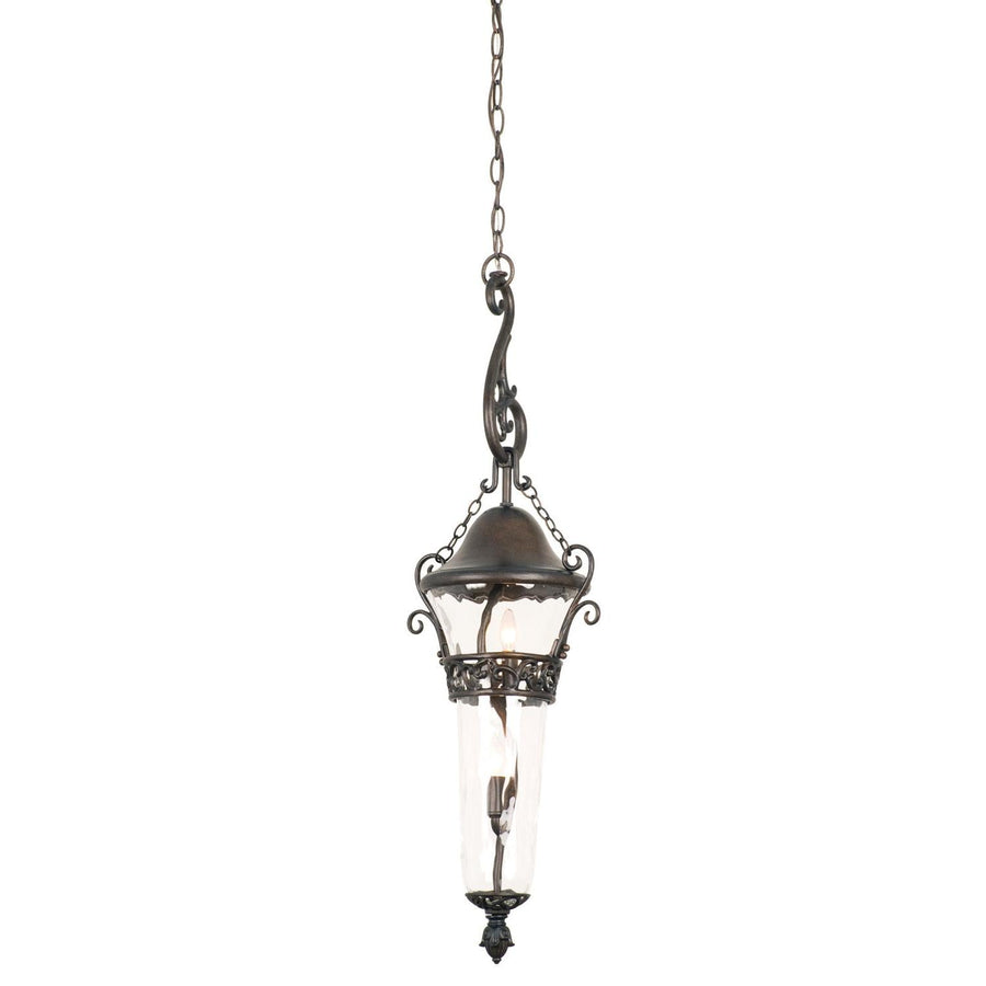 Anastasia Outdoor 12 Inch Outdoor Hanging Lantern – Burnished Bronze – 9417BB