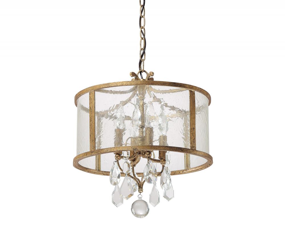 Capital Lighting BLAKELY 9484AG-CR Pendant Traditional - Antique Gold