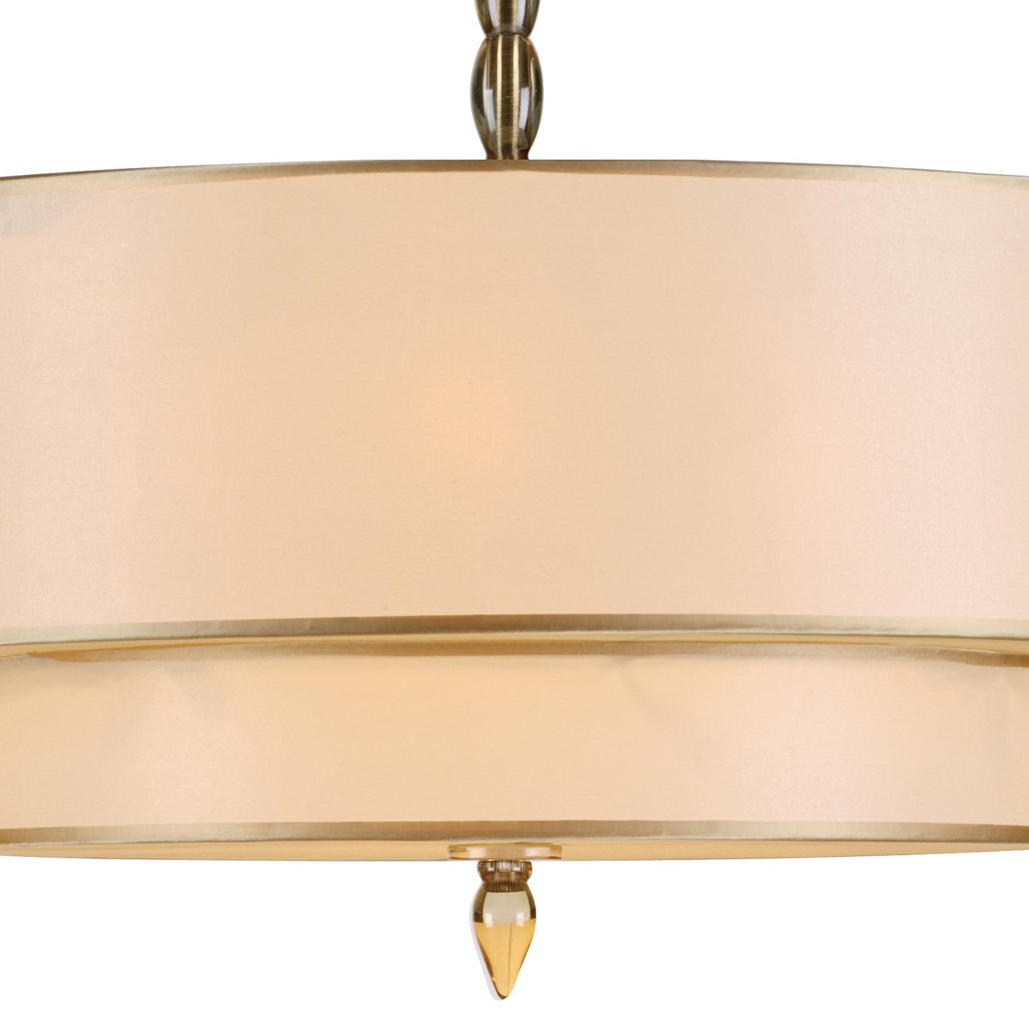 Crystorama Luxo 9507-AB – 26 Inch – 5 Light – Chandelier – Antique Brass – Dry Rated