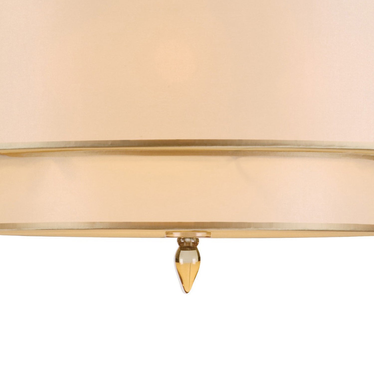 Crystorama Luxo 9507-AB_CEILING – 26 Inch – 5 Light – Semi Flush Mount Light – Antique Brass – Dry Rated