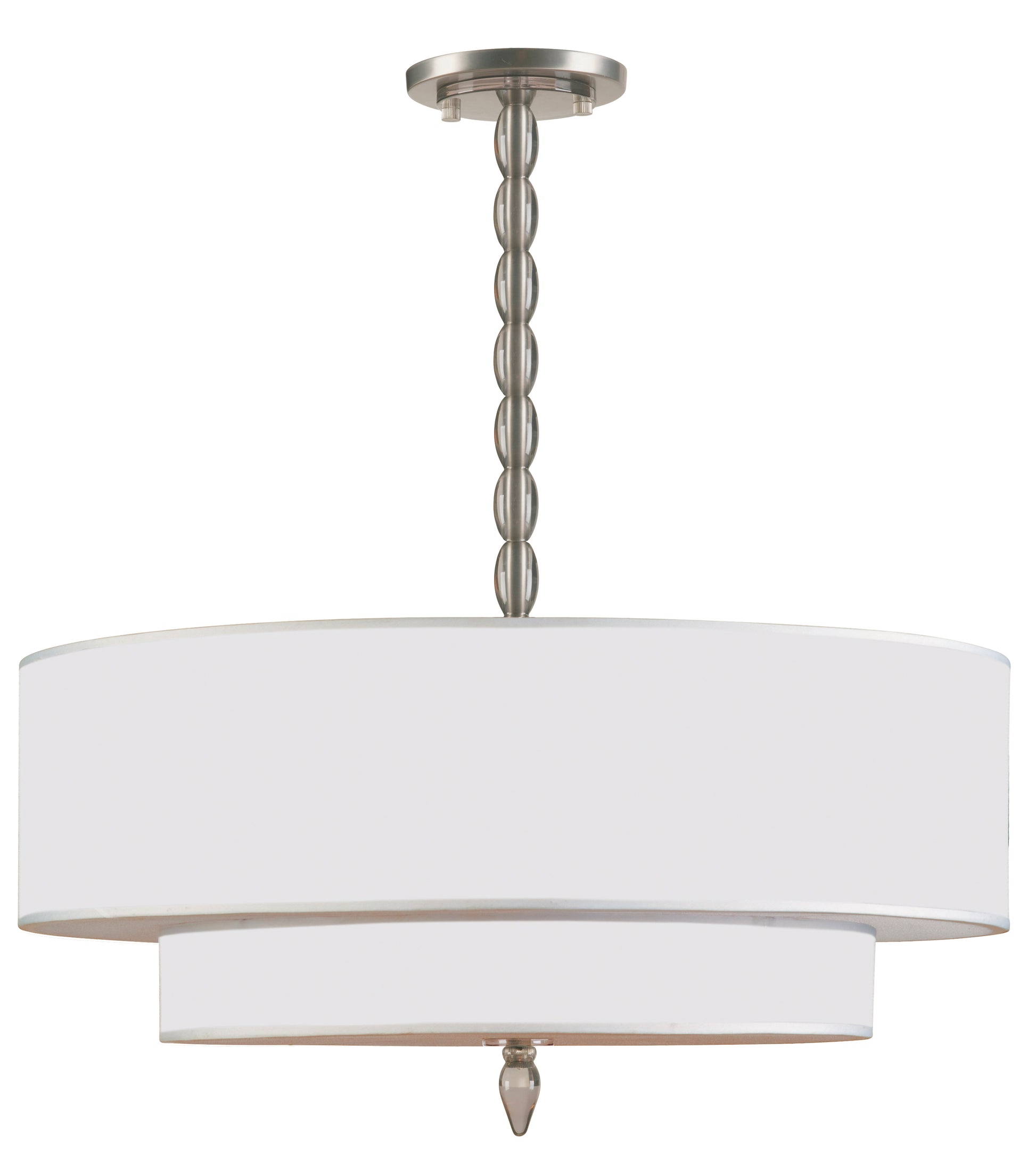 Crystorama Luxo 9507-SN – 26 Inch – 5 Light – Chandelier – Satin Nickel – Dry Rated