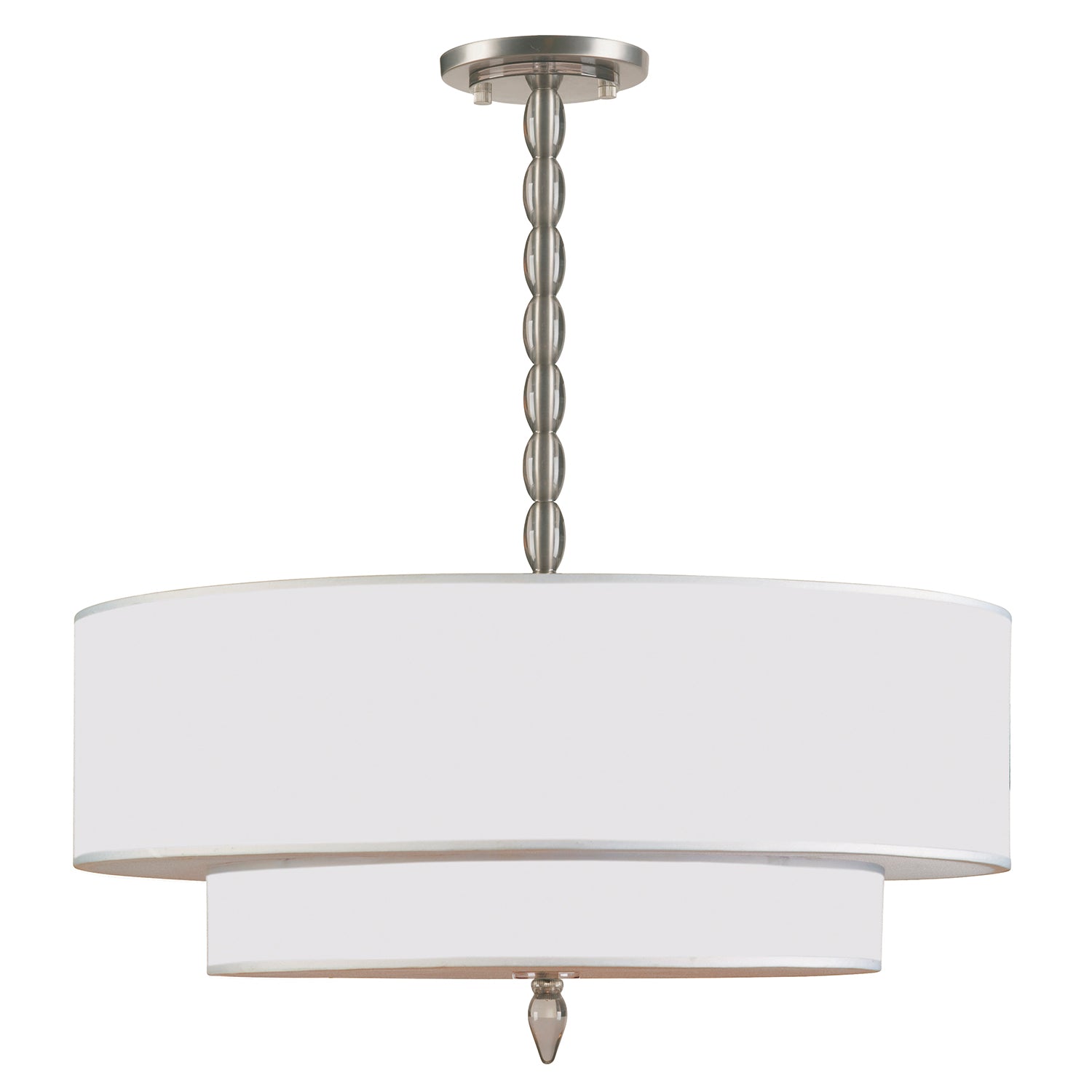 Crystorama Luxo 9507-SN – 26 Inch – 5 Light – Chandelier – Satin Nickel – Dry Rated