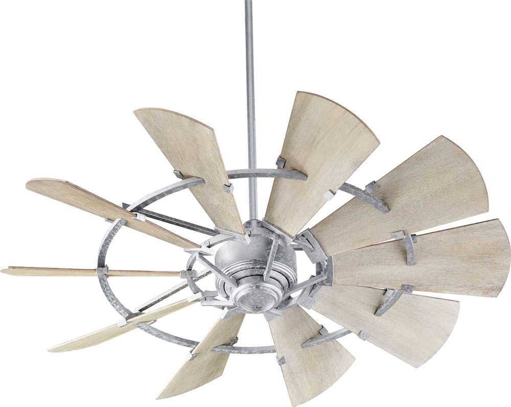 Quorum Lighting WINDMILL 95210-9 Fan Farm House - Galvanized