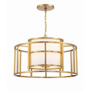 Crystorama Hulton 9595-LG – 25 Inch – 5 Light – Chandelier – Luxe Gold – Dry Rated