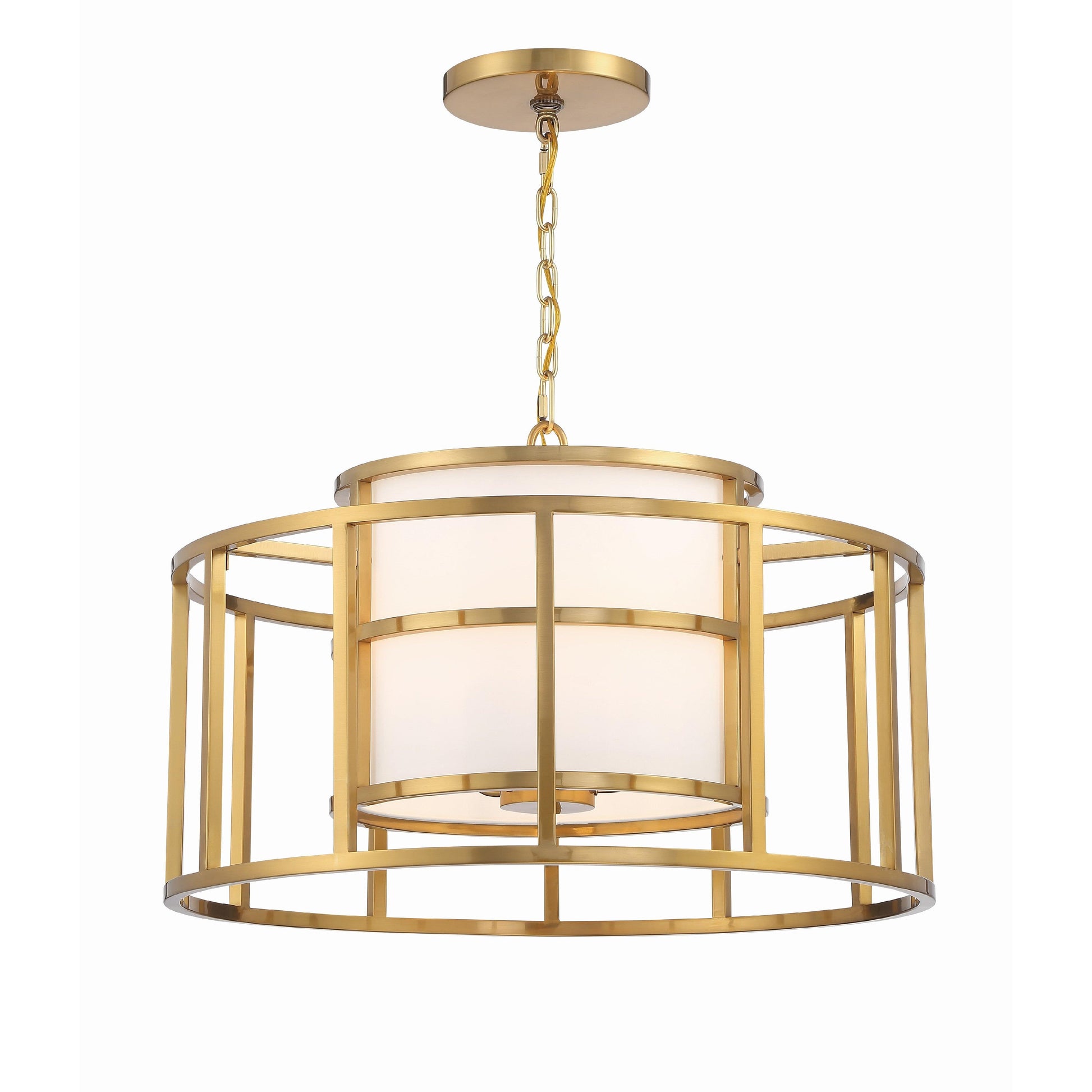 Crystorama Hulton 9595-LG – 25 Inch – 5 Light – Chandelier – Luxe Gold – Dry Rated