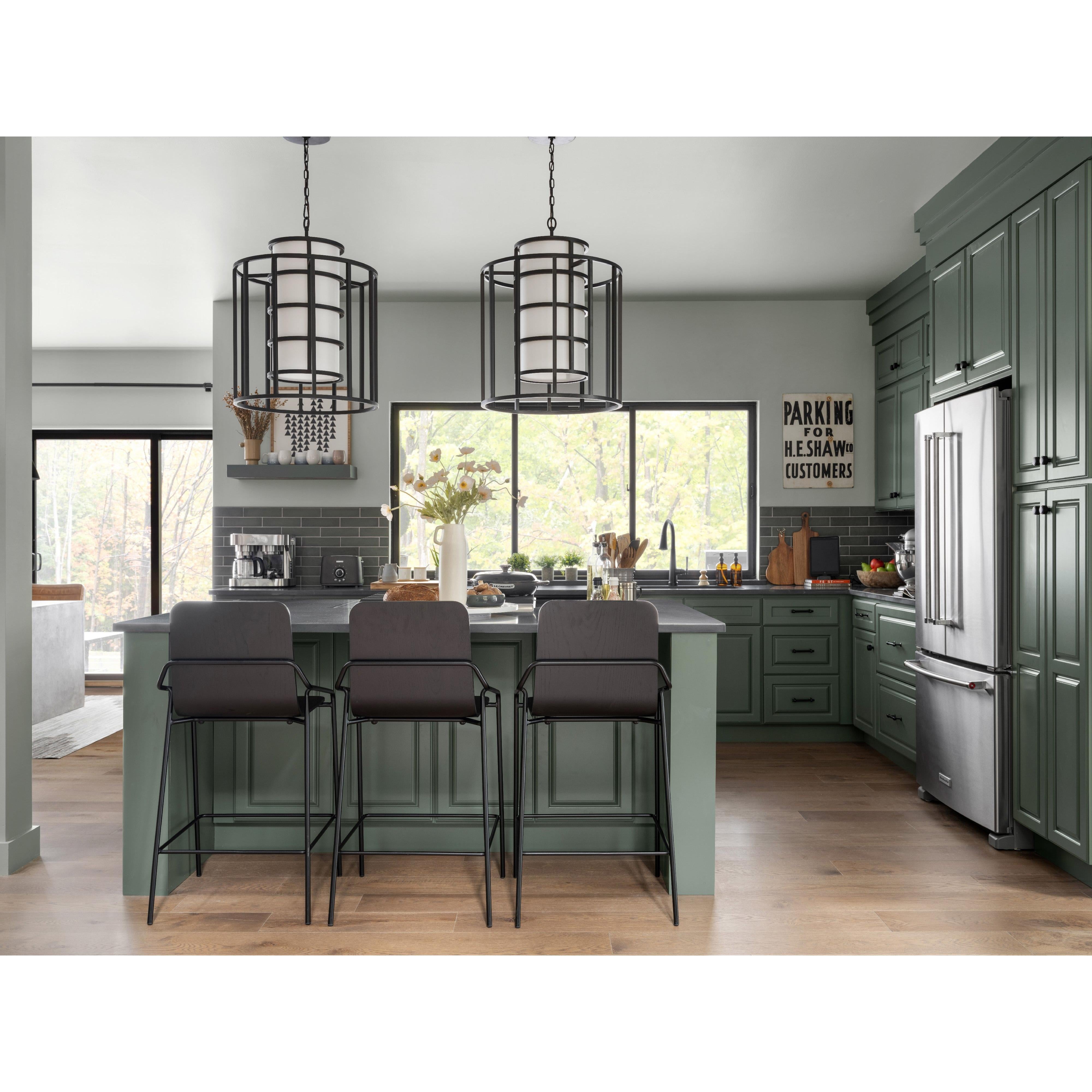 Crystorama Hulton 9597-MK – 21 Inch – 6 Light – Chandelier – Matte Black – Dry Rated