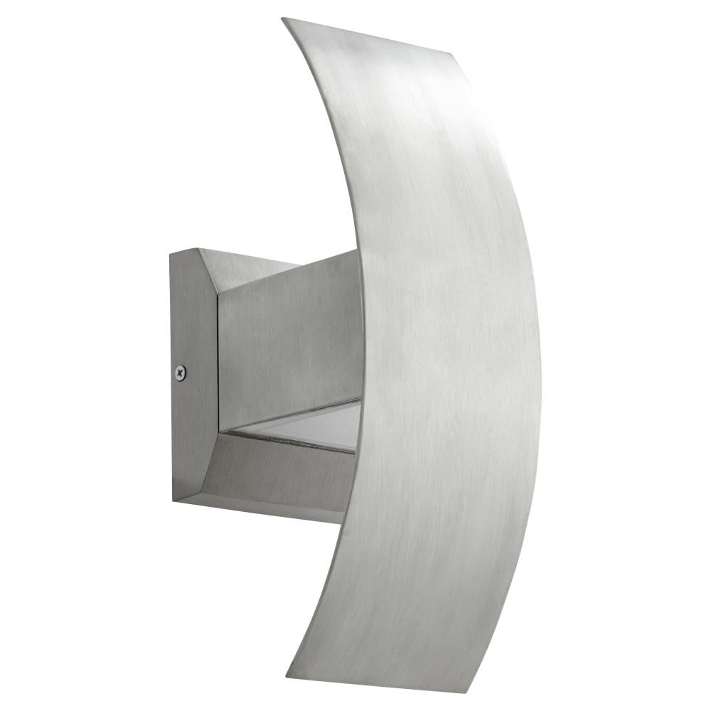 Quorum Lighting CURVO 9720-16 Exterior Contemporary - Brushed Aluminum