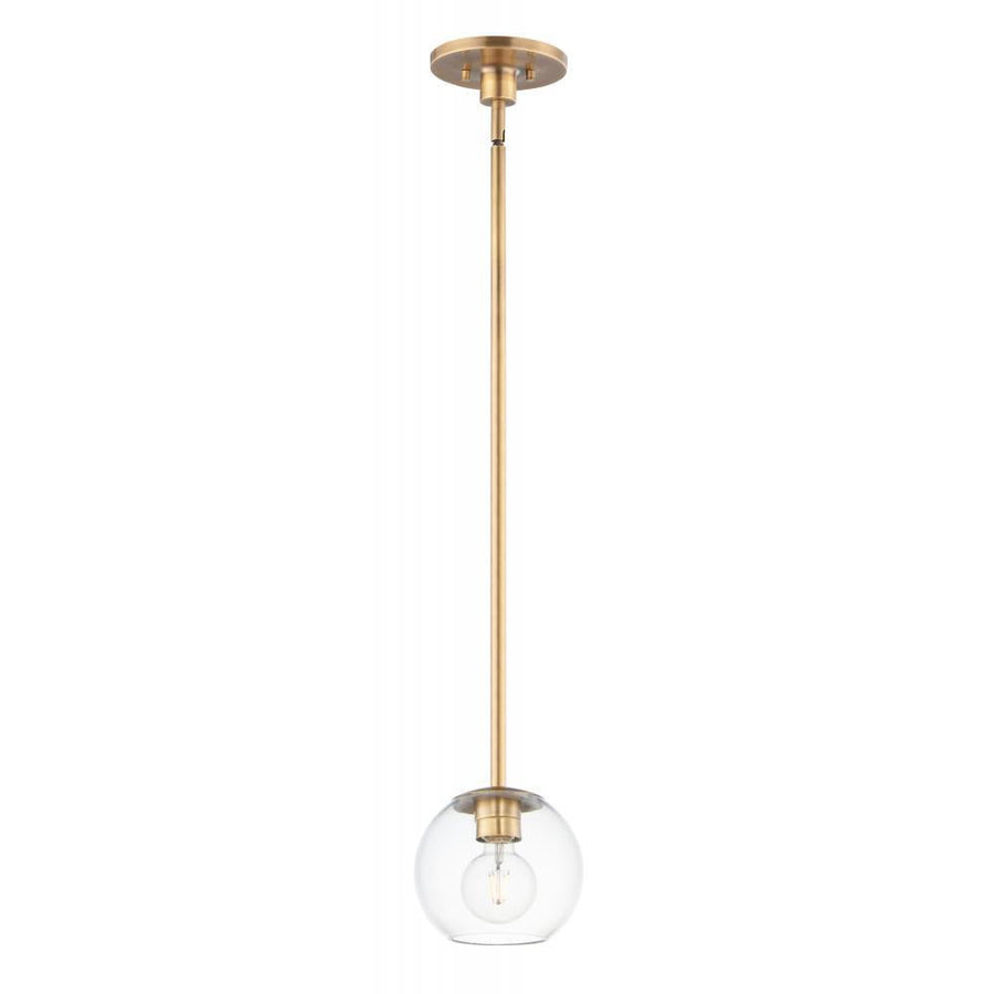 Maxim Lighting 98410CLNAB Branch 7 Inch Semi Flush Mount Light – Natural Aged Brass