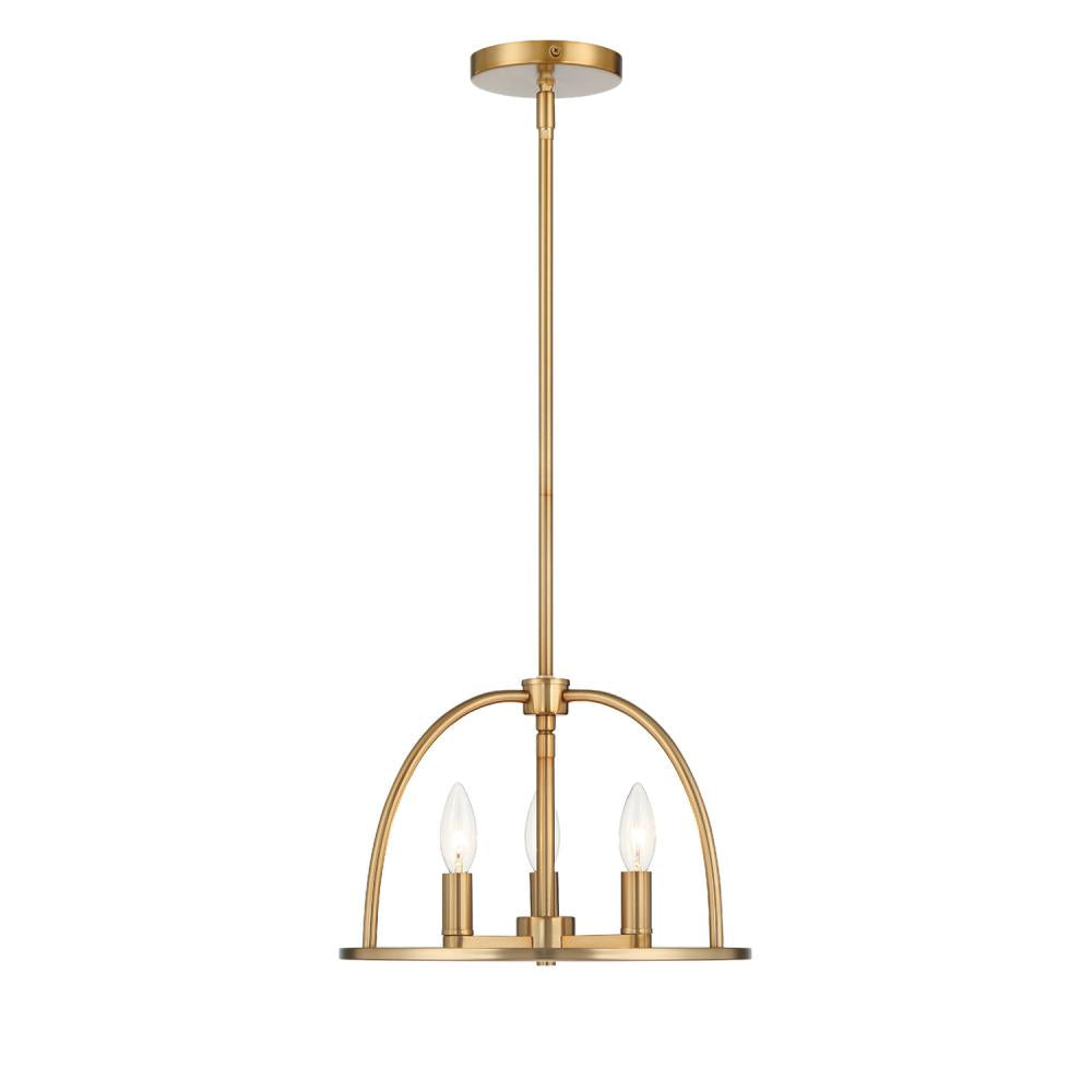 Crystorama ABBOTT ABB-3003-VG Chandelier Modern - Vibrant Gold