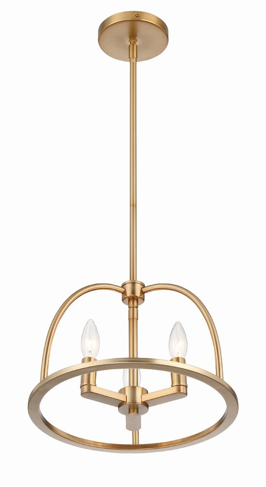 Crystorama ABBOTT ABB-3003-VG Chandelier Modern - Vibrant Gold