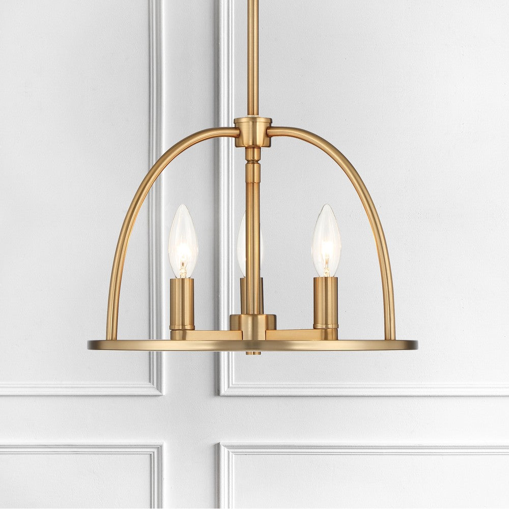 Crystorama ABBOTT ABB-3003-VG Chandelier Modern - Vibrant Gold