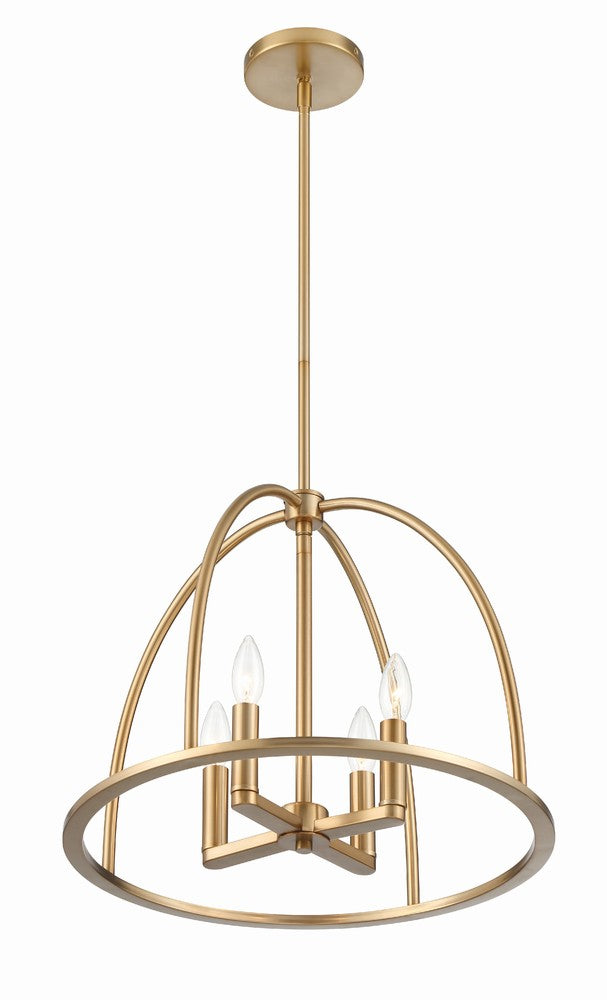 Crystorama ABBOTT ABB-3004-VG Chandelier Modern - Vibrant Gold