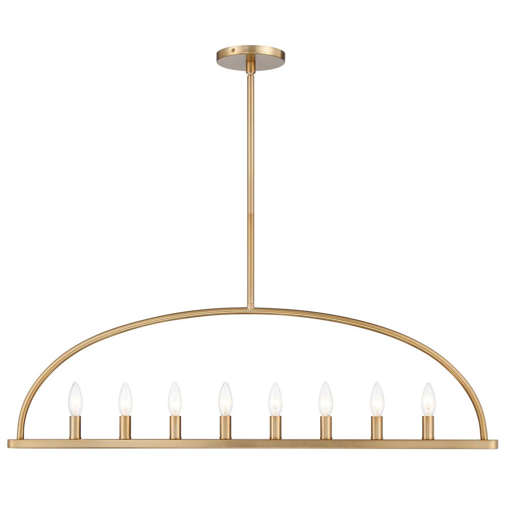 Crystorama ABBOTT ABB-3007-VG Chandelier Modern - Vibrant Gold