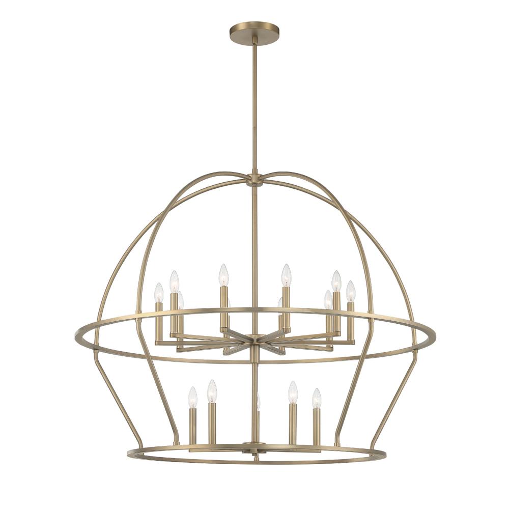 Crystorama ABBOTT ABB-3029-VG Chandelier Modern - Vibrant Gold