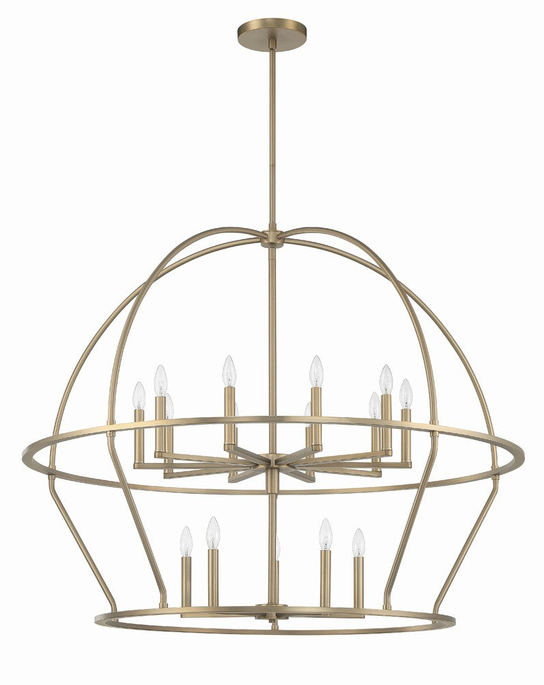 Crystorama ABBOTT ABB-3029-VG Chandelier Modern - Vibrant Gold