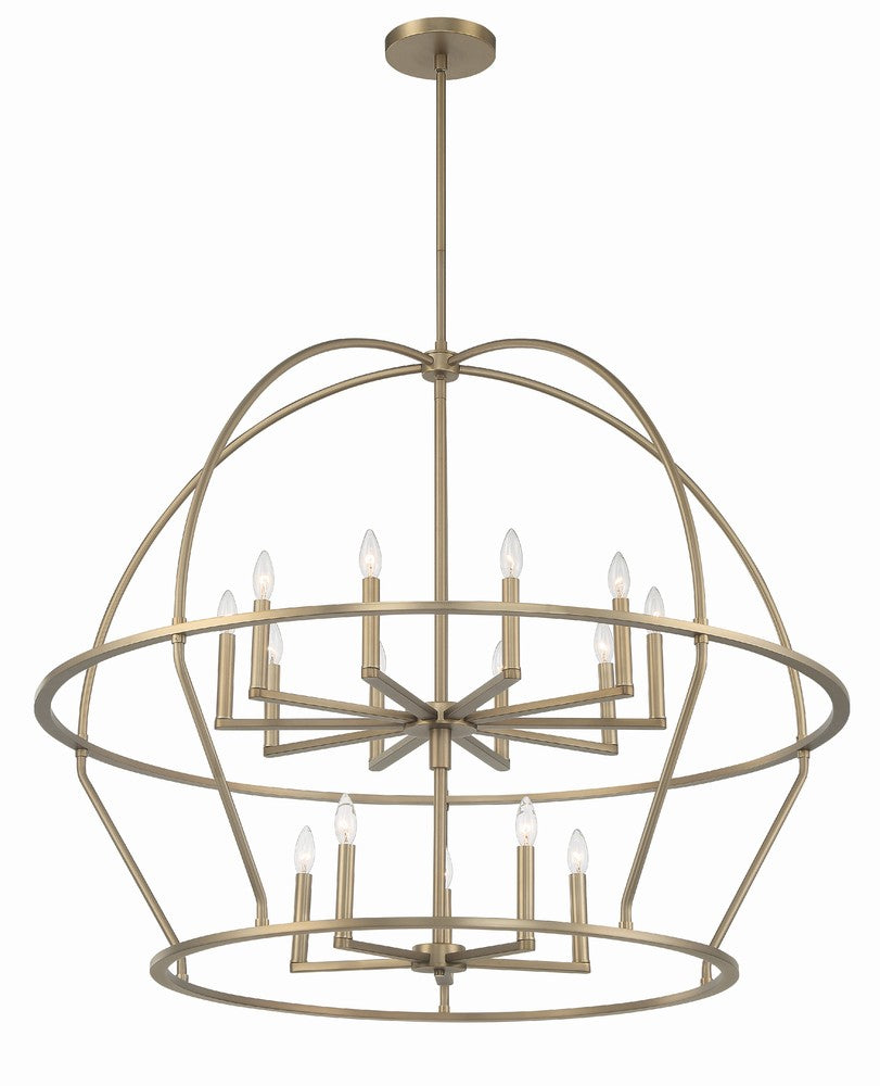 Crystorama ABBOTT ABB-3029-VG Chandelier Modern - Vibrant Gold