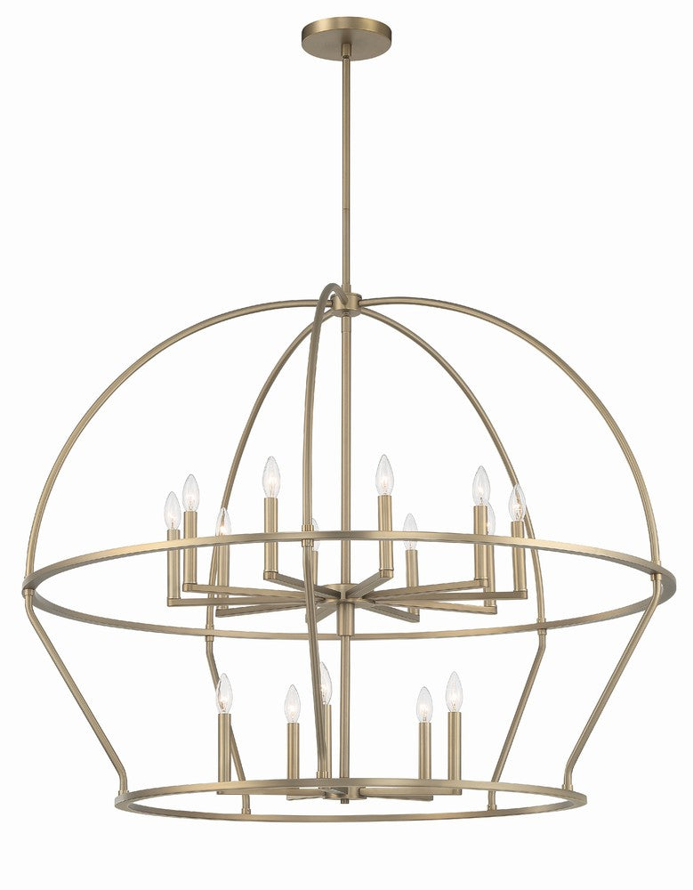 Crystorama ABBOTT ABB-3029-VG Chandelier Modern - Vibrant Gold