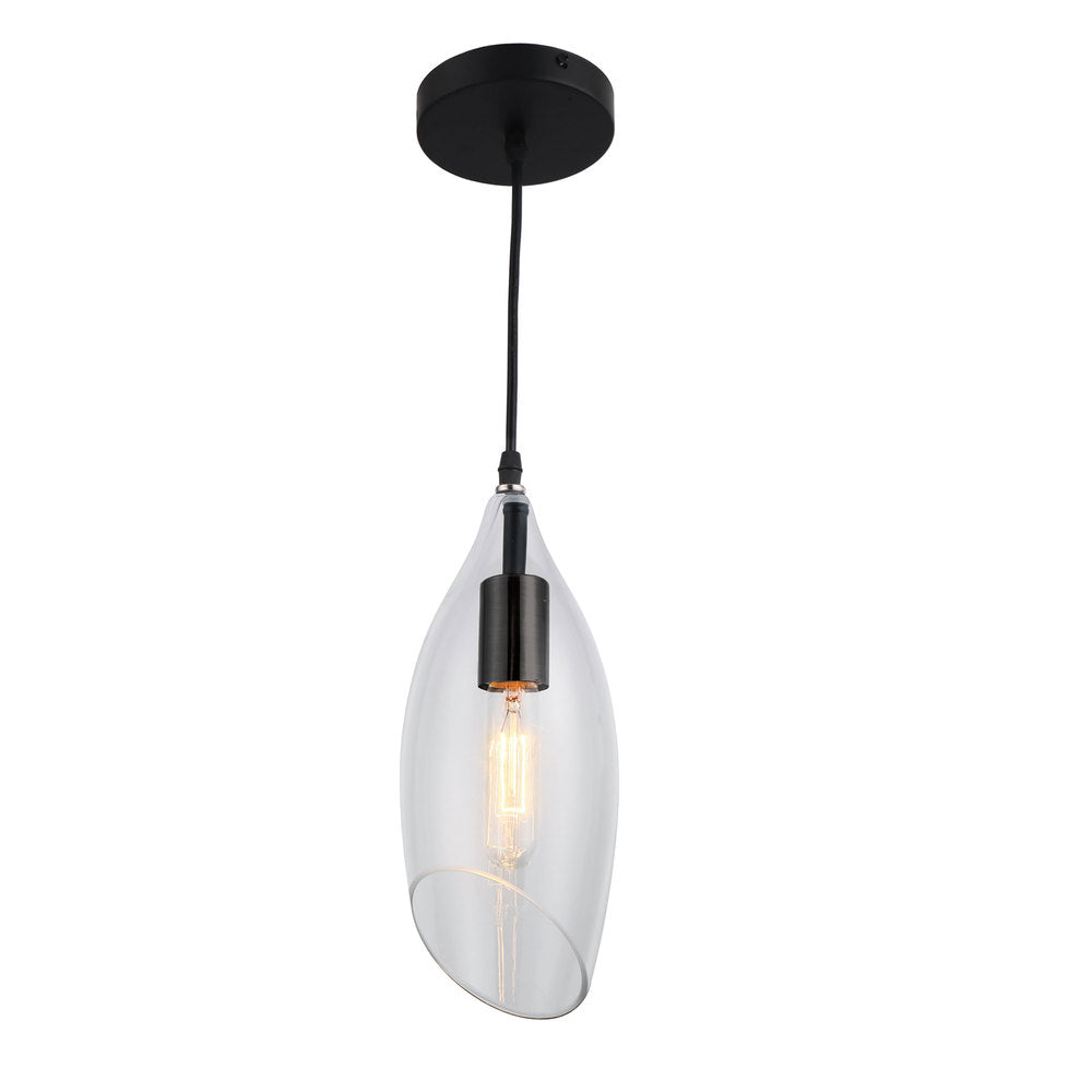 Dainolite ABBA ABB-61P-CL Pendant Contemporary - Black