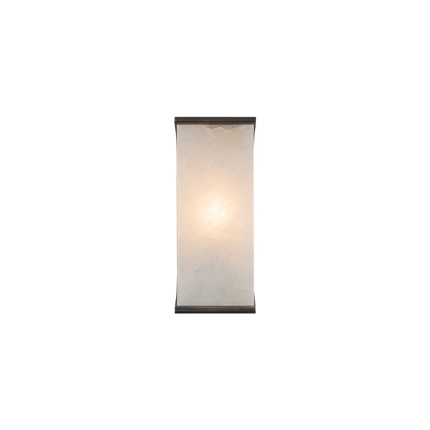 Abbott 10-in Urban Bronze/Alabaster 1 Light Wall/Vanity