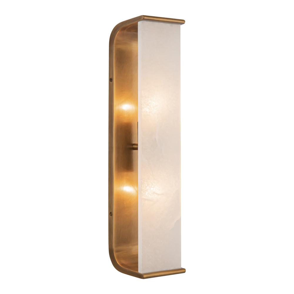 Alora Lighting ABBOTT WV327019VBAR Bathroom Fixture - Vintage Brass