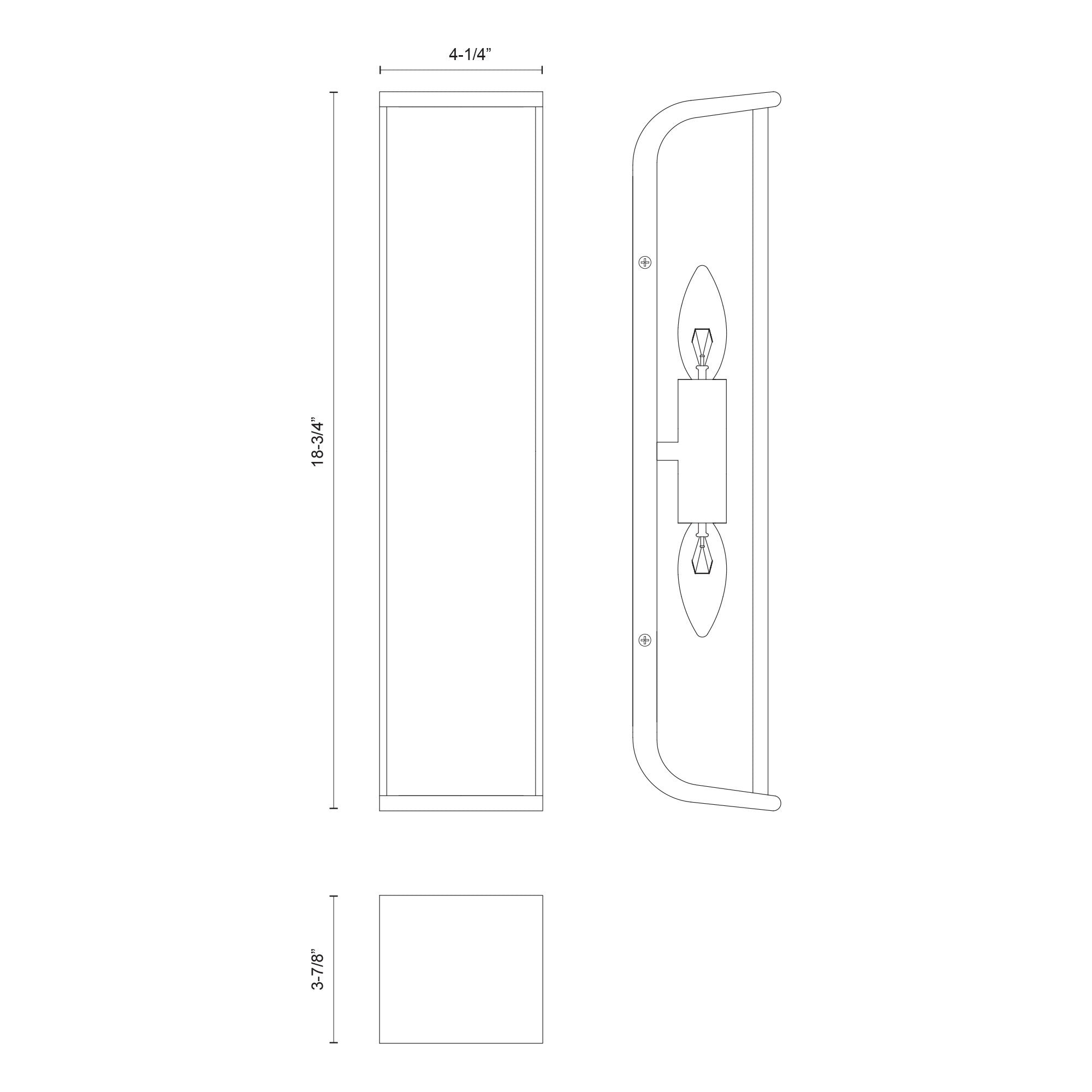 Abbott 19-in Polished Nickel/Alabaster 2 Lights Wall/Vanity