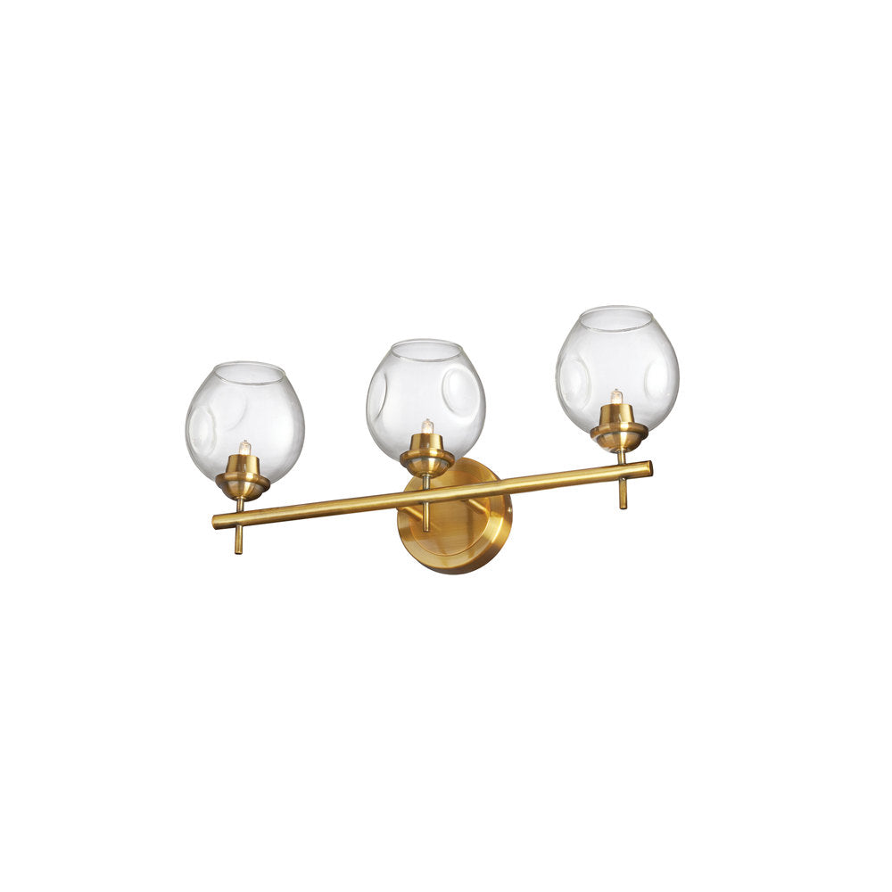 Dainolite ABII ABI-203W-VB-CLR Bathroom Fixture Transitional - Vintage Bronze