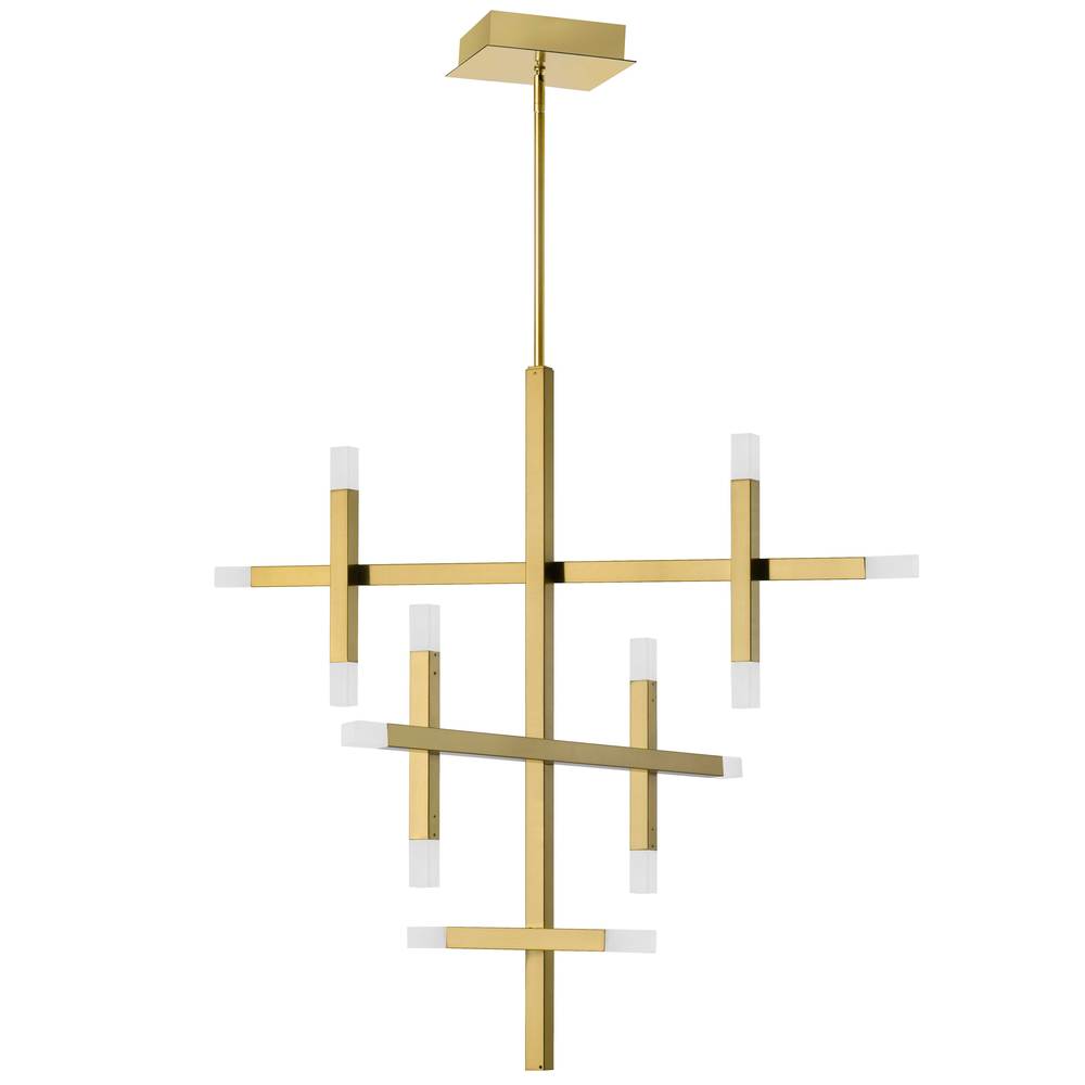 Dainolite Acasia ACS-3656C-AGB-FR Chandelier Contemporary - Aged Brass