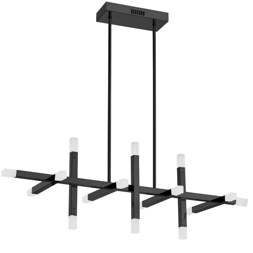 Dainolite ACS-4064HC-MB-FR Chandelier Contemporary - Matte Black