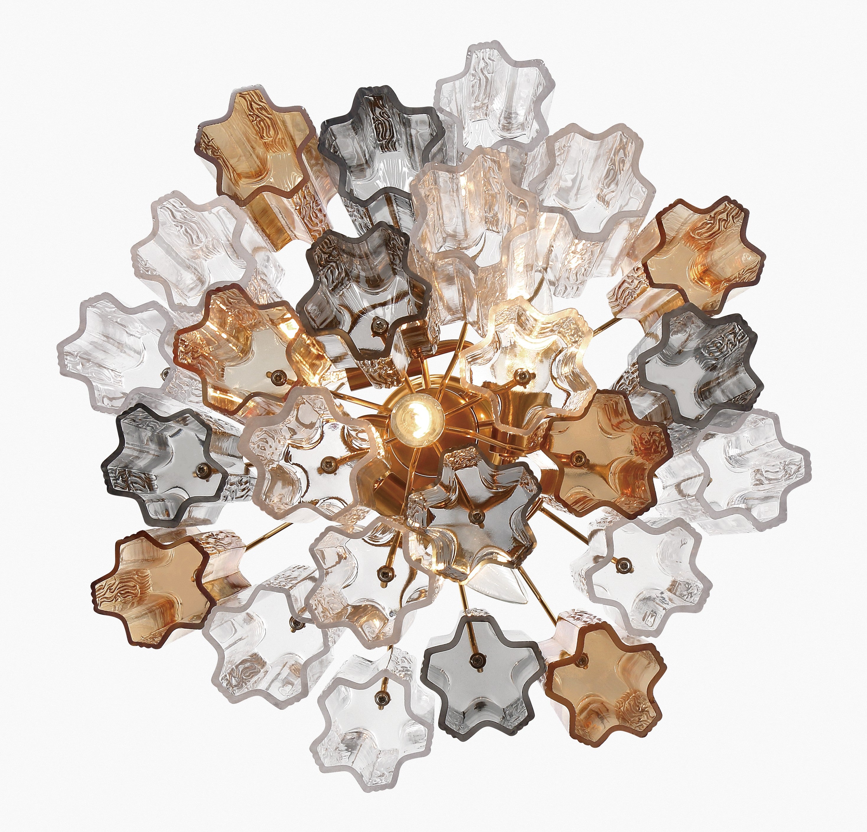 Crystorama Addis ADD-300-AG-AU – 17.75 Inch – 4 Light – Chandelier – Aged Brass – Dry Rated