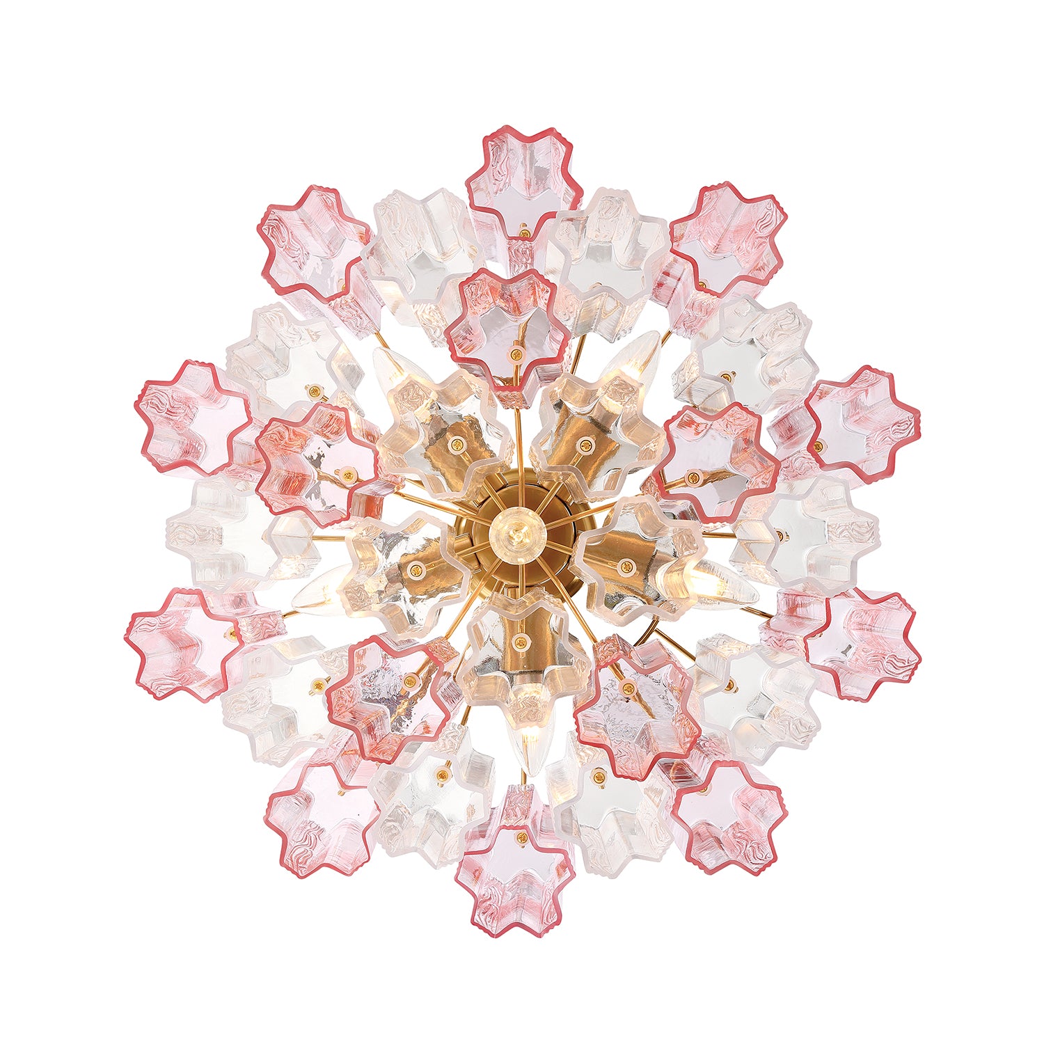 Crystorama Addis ADD-300-AG-SP – 17.75 Inch – 4 Light – Chandelier – Aged Brass – Dry Rated