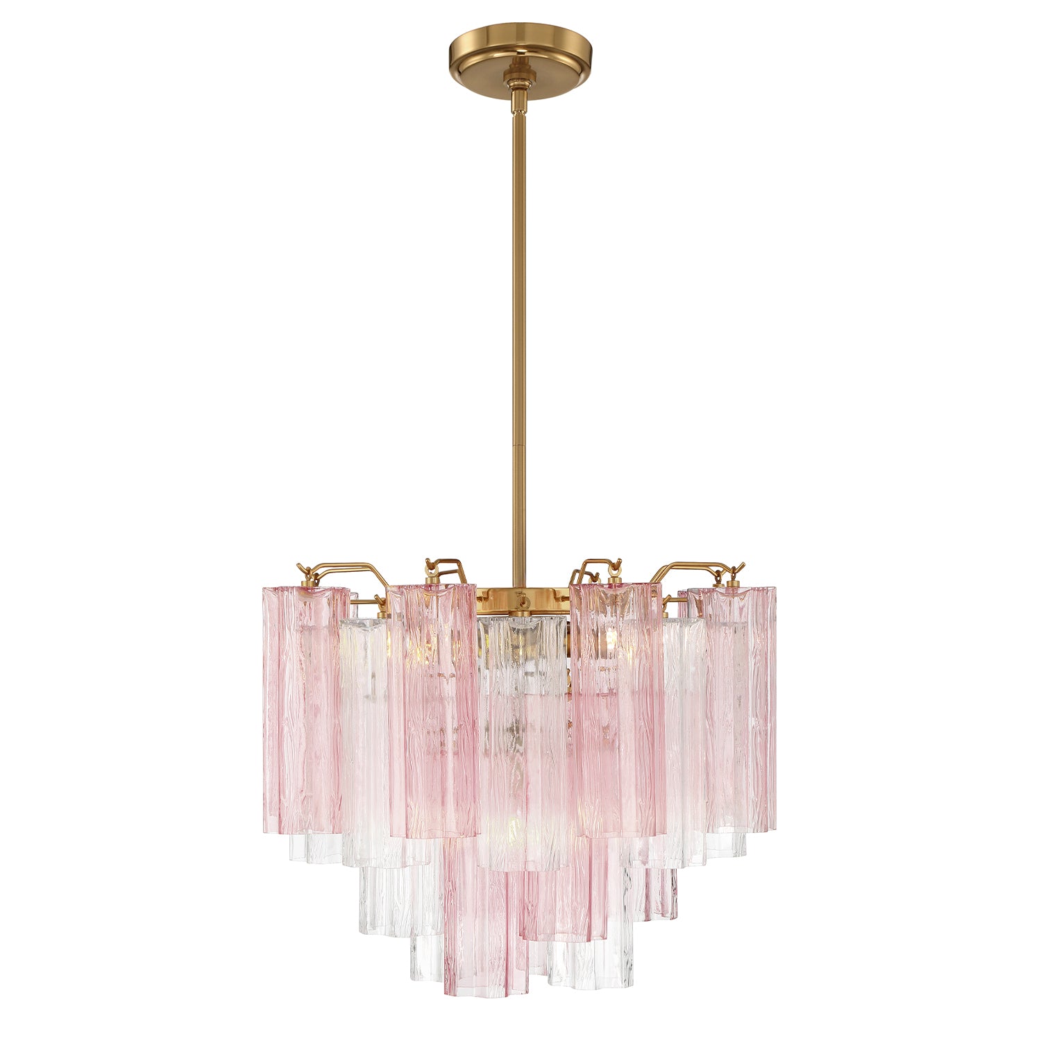 Crystorama Addis ADD-300-AG-SP – 17.75 Inch – 4 Light – Chandelier – Aged Brass – Dry Rated