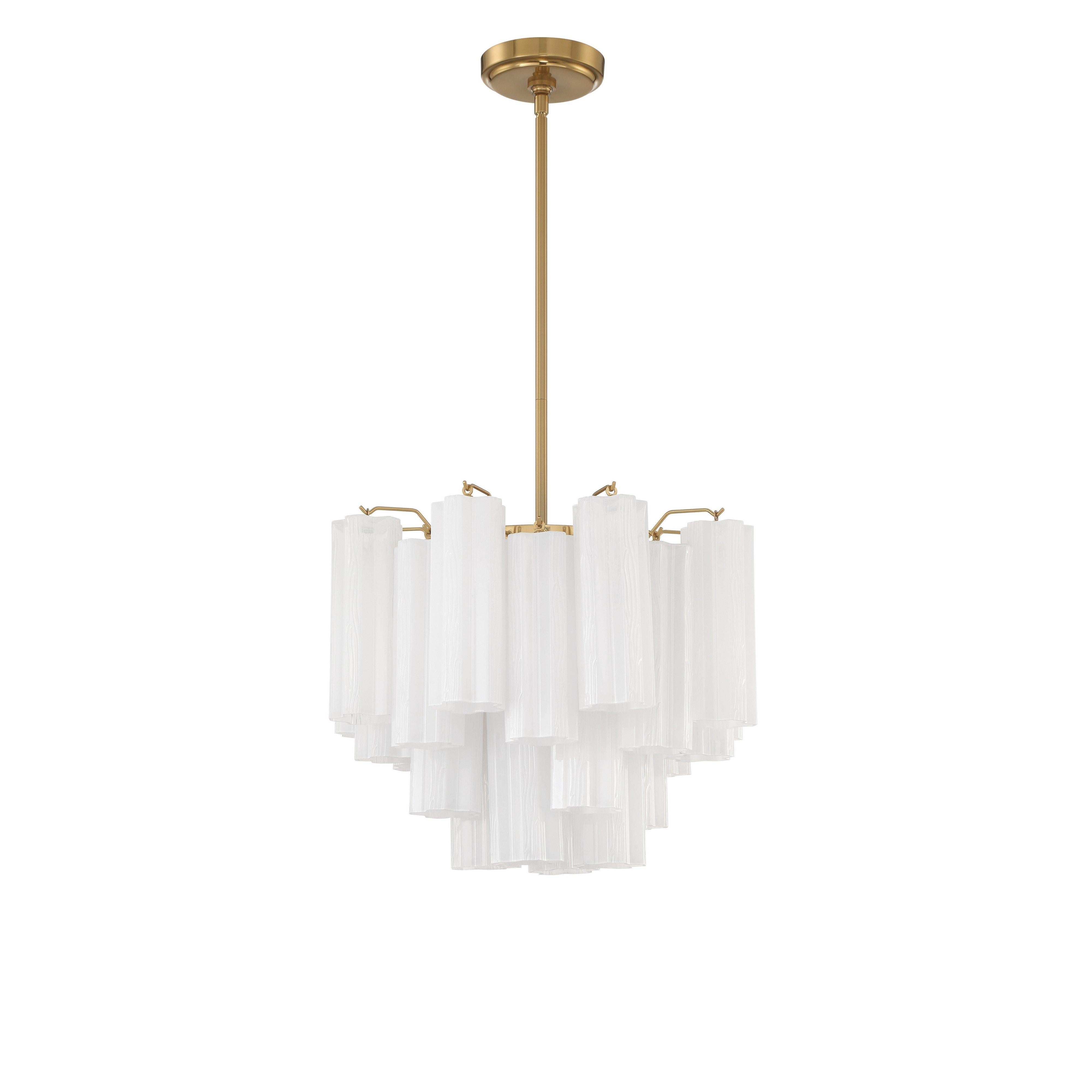 Addis 4 Light Aged Brass Mini Chandelier
