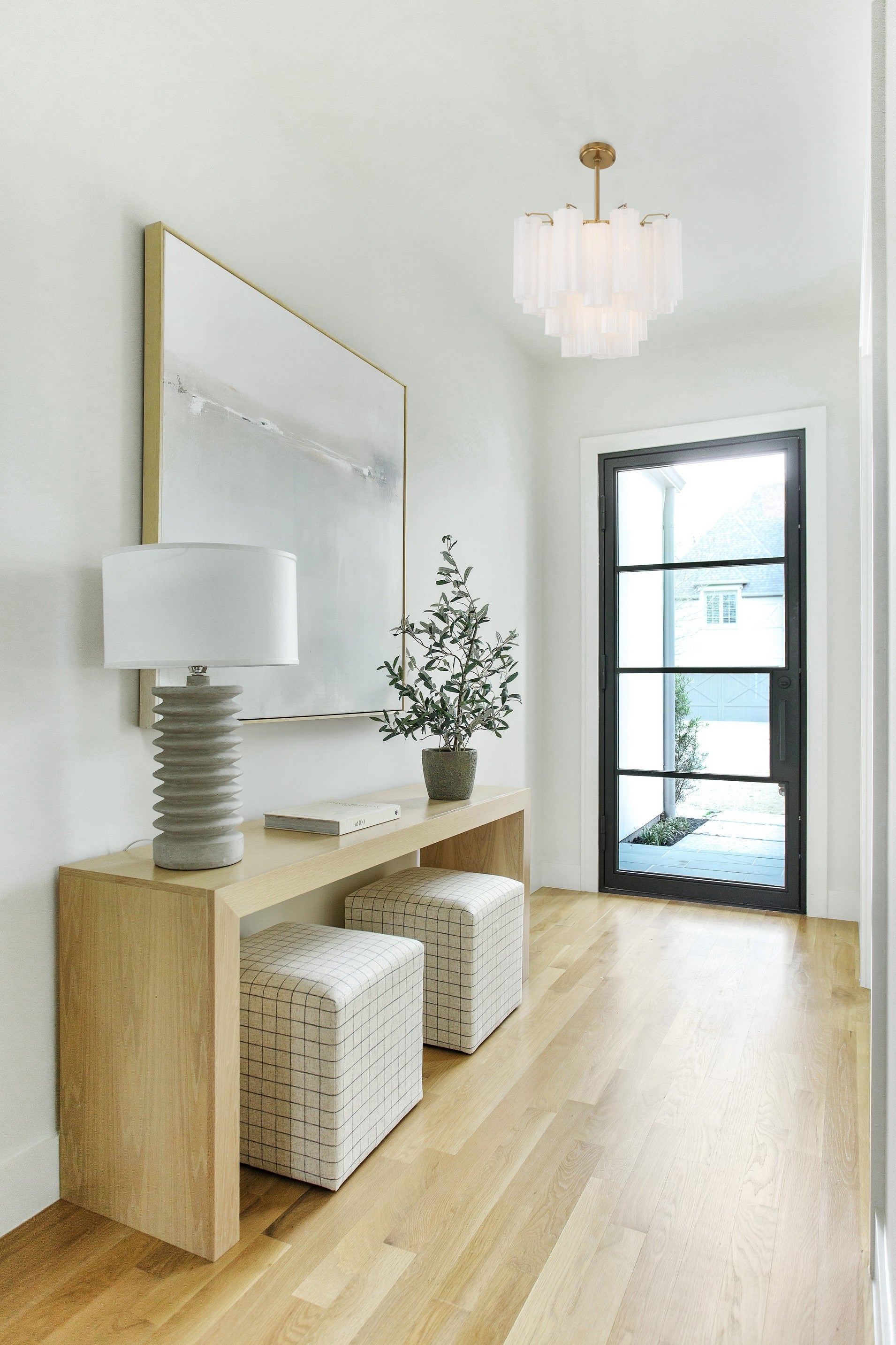 Crystorama Addis ADD-300-AG-WH – 17.75 Inch – 4 Light – Chandelier – Aged Brass – Dry Rated