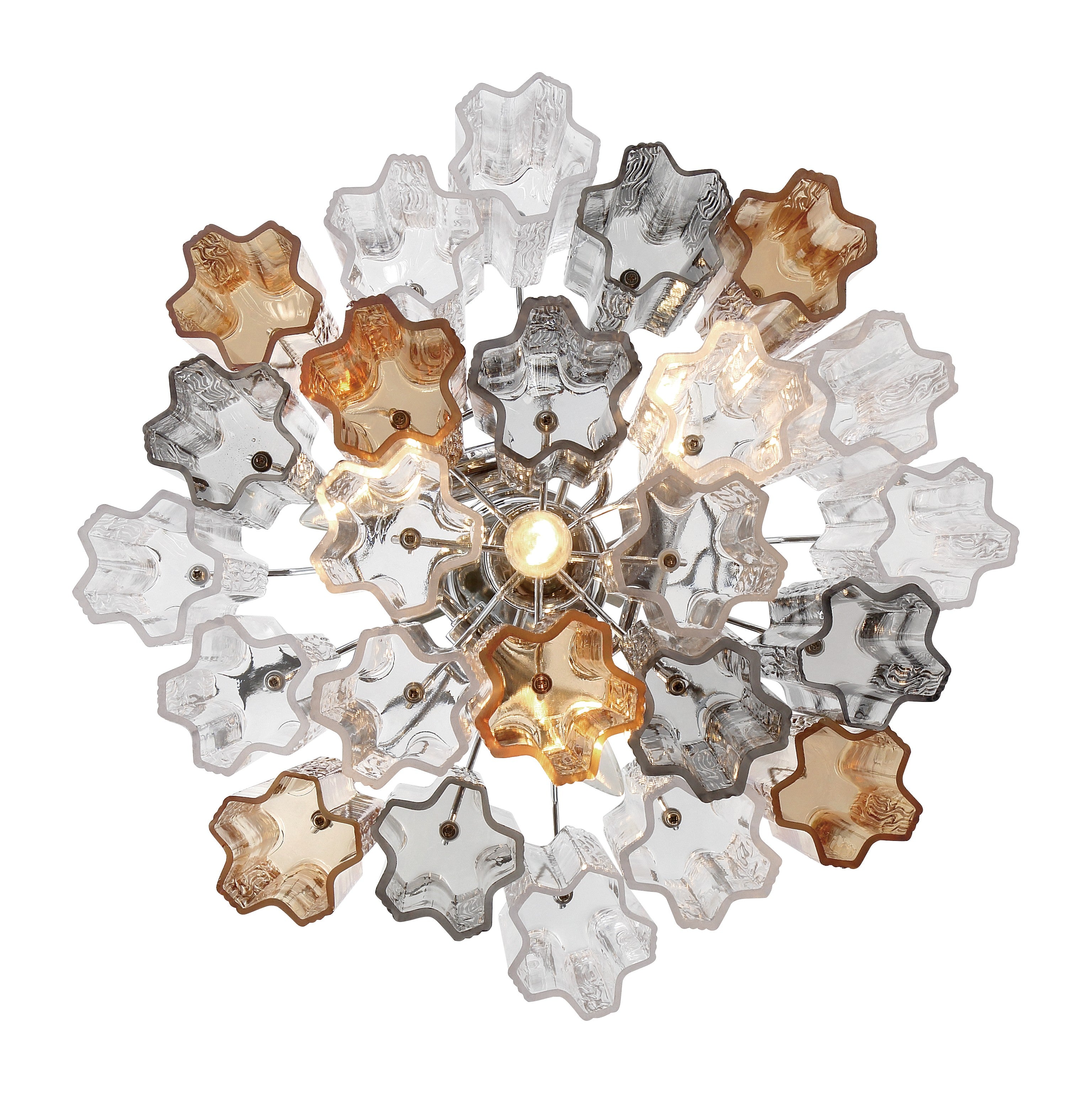 Crystorama Addis ADD-300-CH-AU – 17.75 Inch – 4 Light – Chandelier – Polished Chrome – Dry Rated