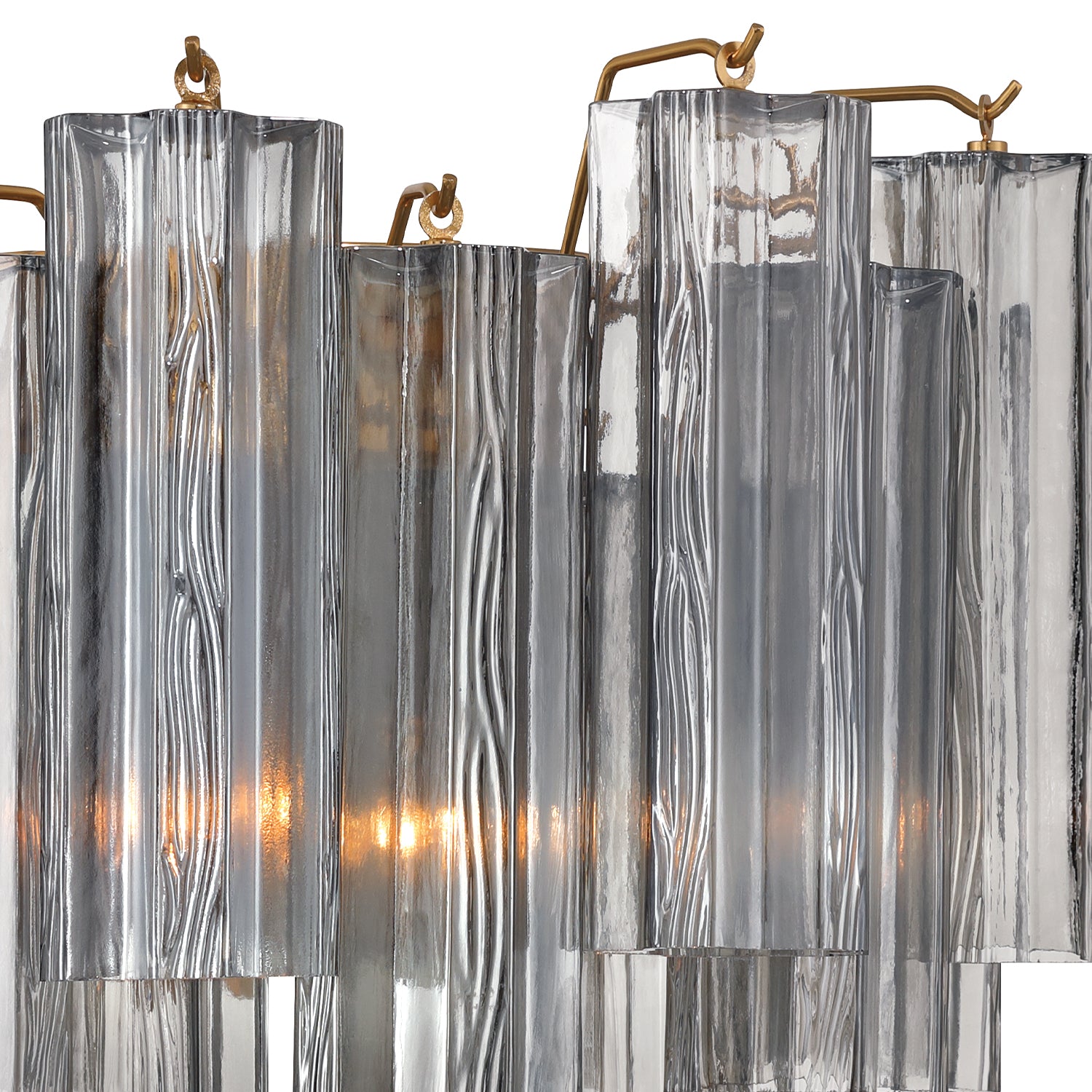 Crystorama Addis ADD-302-AG-SM – 14.5 Inch – 2 Light – Sconce – Aged Brass – Damp Rated