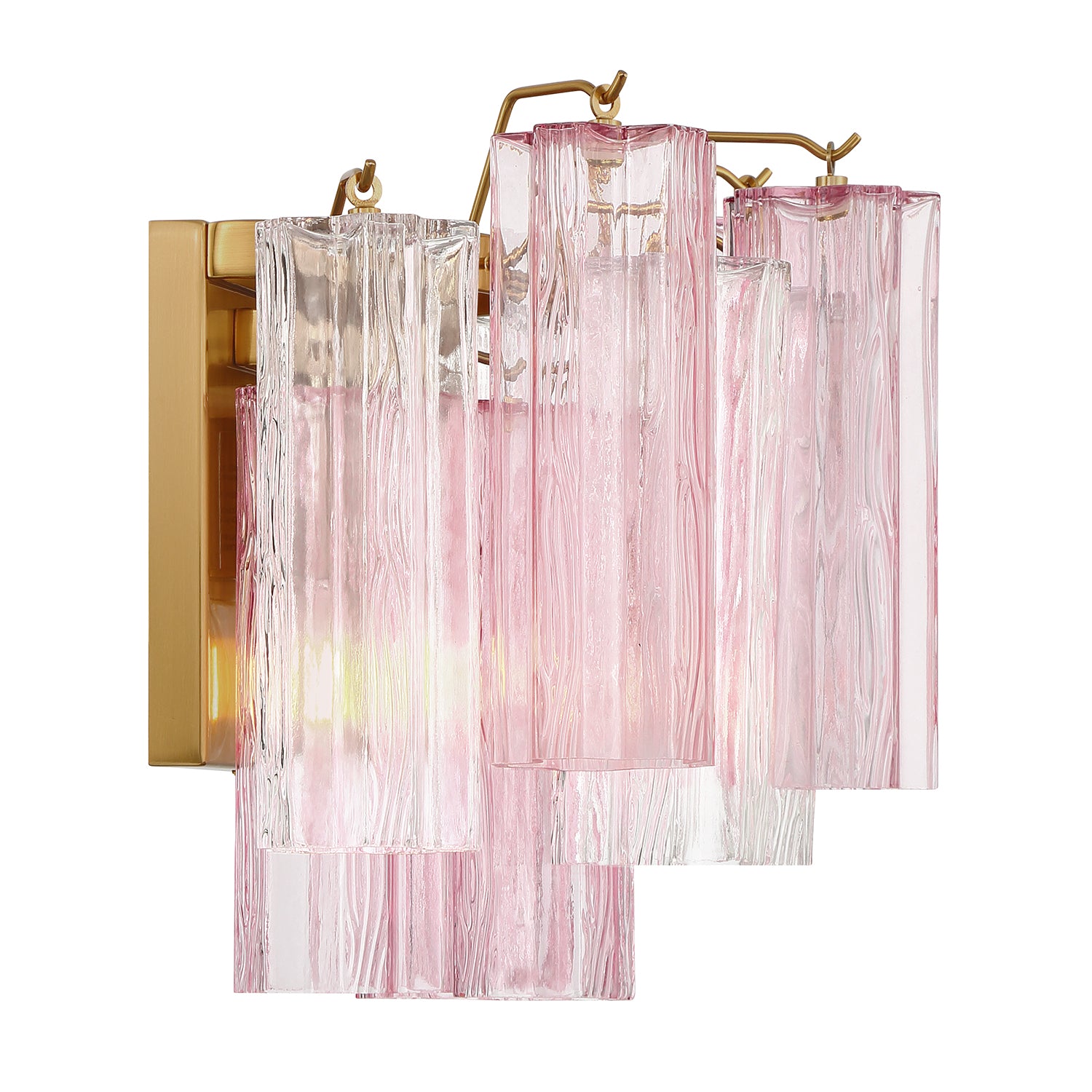 Crystorama Addis ADD-302-AG-SP – 14.5 Inch – 2 Light – Sconce – Aged Brass – Damp Rated