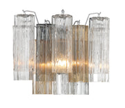 Crystorama Addis ADD-302-CH-AU – 14.5 Inch – 2 Light – Sconce – Polished Chrome – Damp Rated