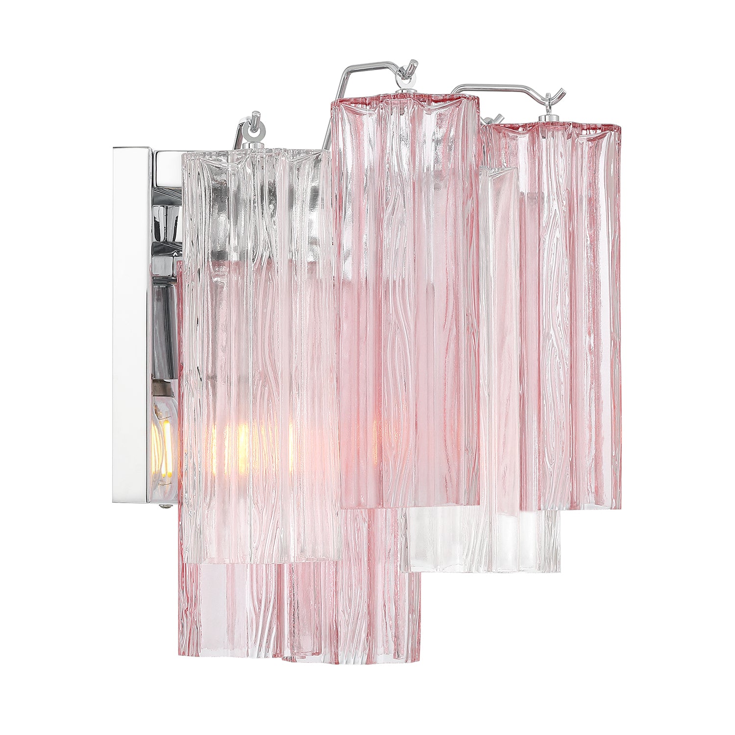 Crystorama Addis ADD-302-CH-SP – 14.5 Inch – 2 Light – Sconce – Polished Chrome – Damp Rated