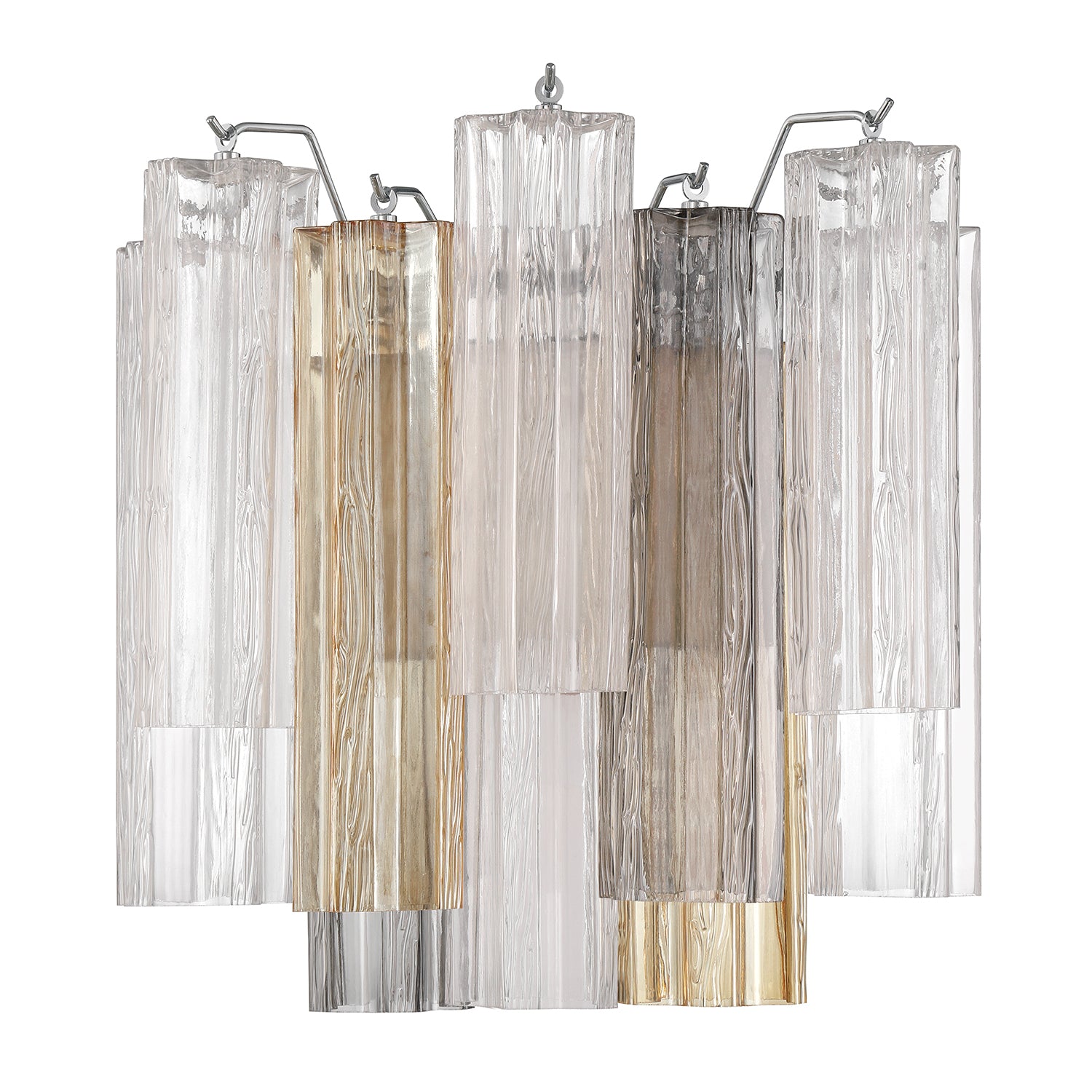Crystorama Addis ADD-303-CH-AU – 14.5 Inch – 2 Light – Sconce – Polished Chrome – Damp Rated