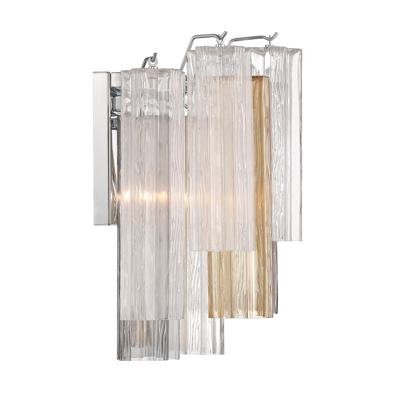 Crystorama Addis ADD-303-CH-AU – 14.5 Inch – 2 Light – Sconce – Polished Chrome – Damp Rated