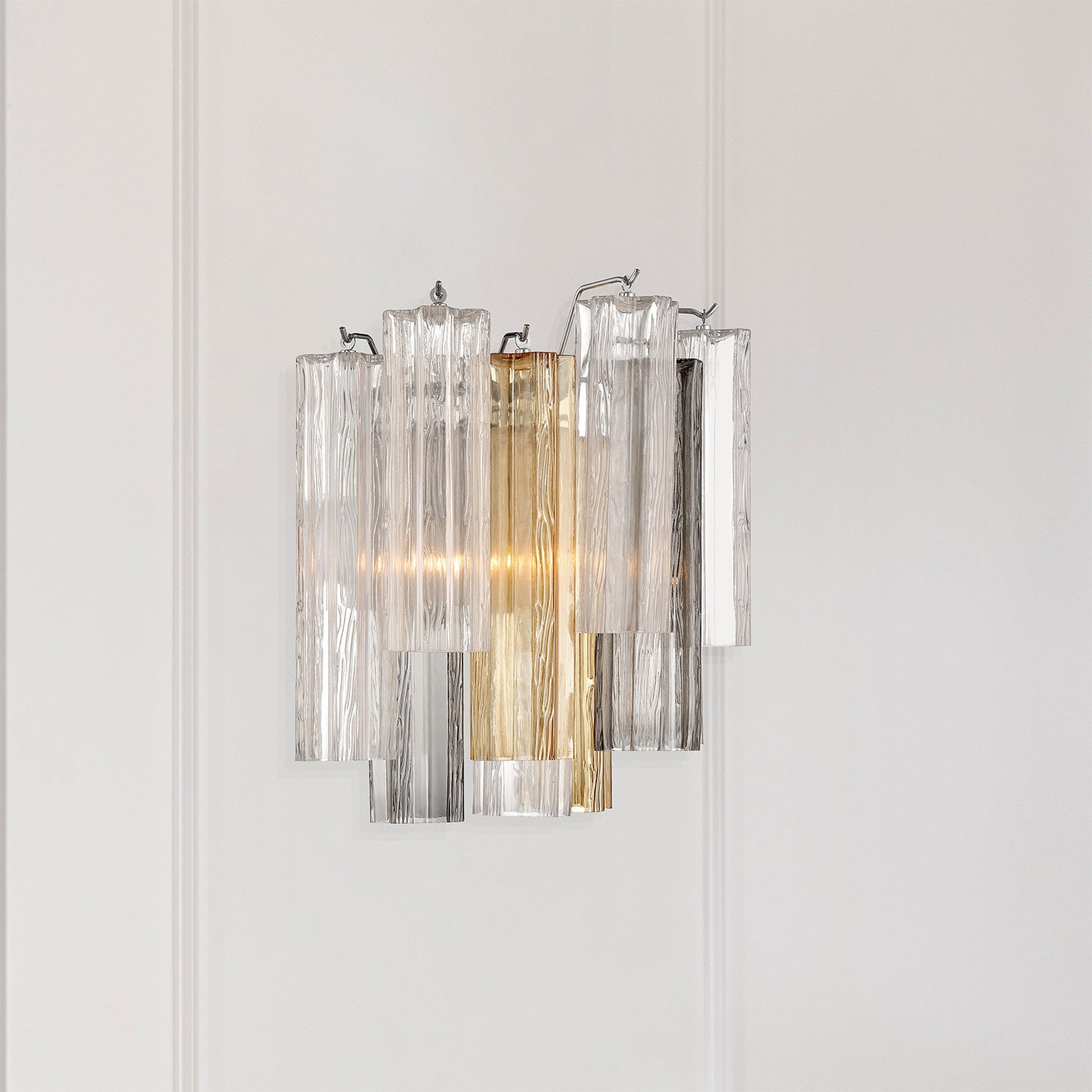 Crystorama Addis ADD-303-CH-AU – 14.5 Inch – 2 Light – Sconce – Polished Chrome – Damp Rated