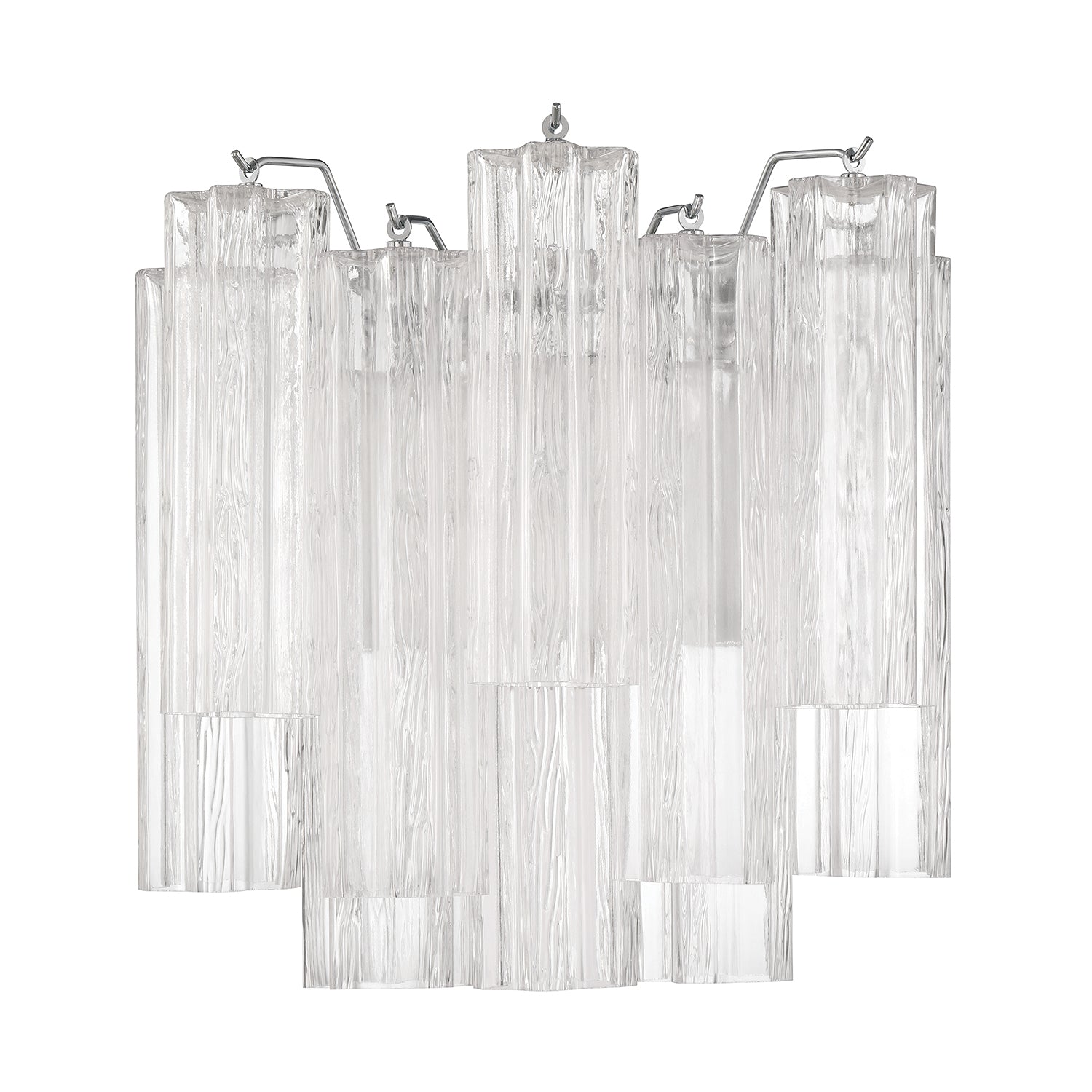 Crystorama Addis ADD-303-CH-CL – 14.5 Inch – 2 Light – Sconce – Polished Chrome – Damp Rated